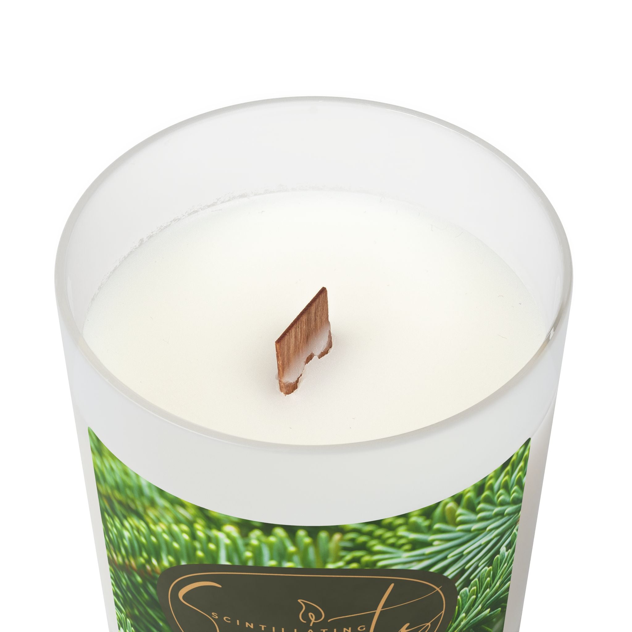 Scintillating Scents by SETEPENRA Frosted Glass Candle, 11oz