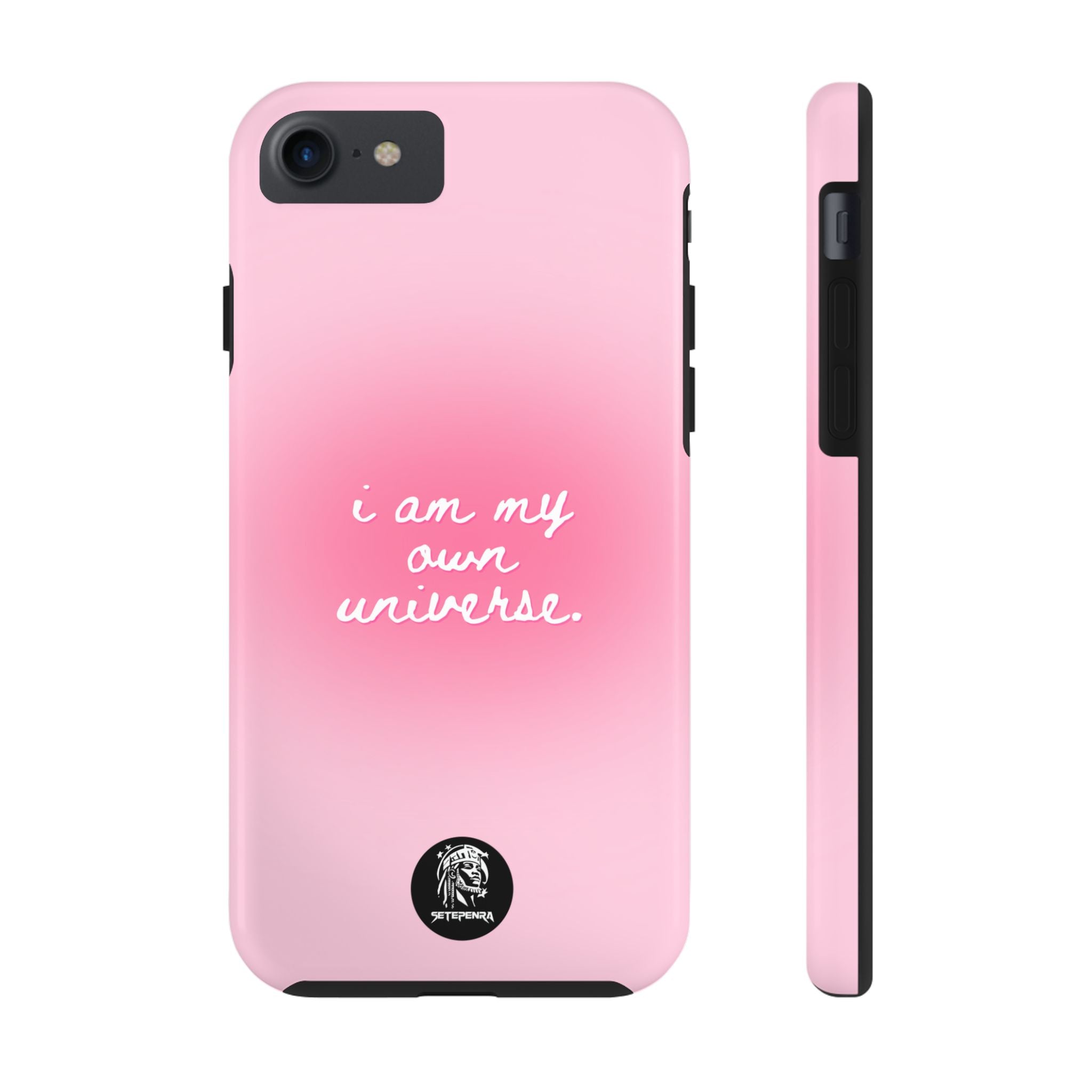 I Am My Own Universe Tough Phone Case (For iPhone, Galaxy & More) - Light Pink SETEPENRA Phone Case.