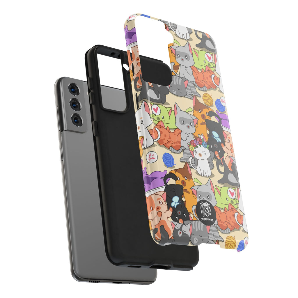 Cats A Lot Tough Phone Case (For iPhone, Galaxy & More)