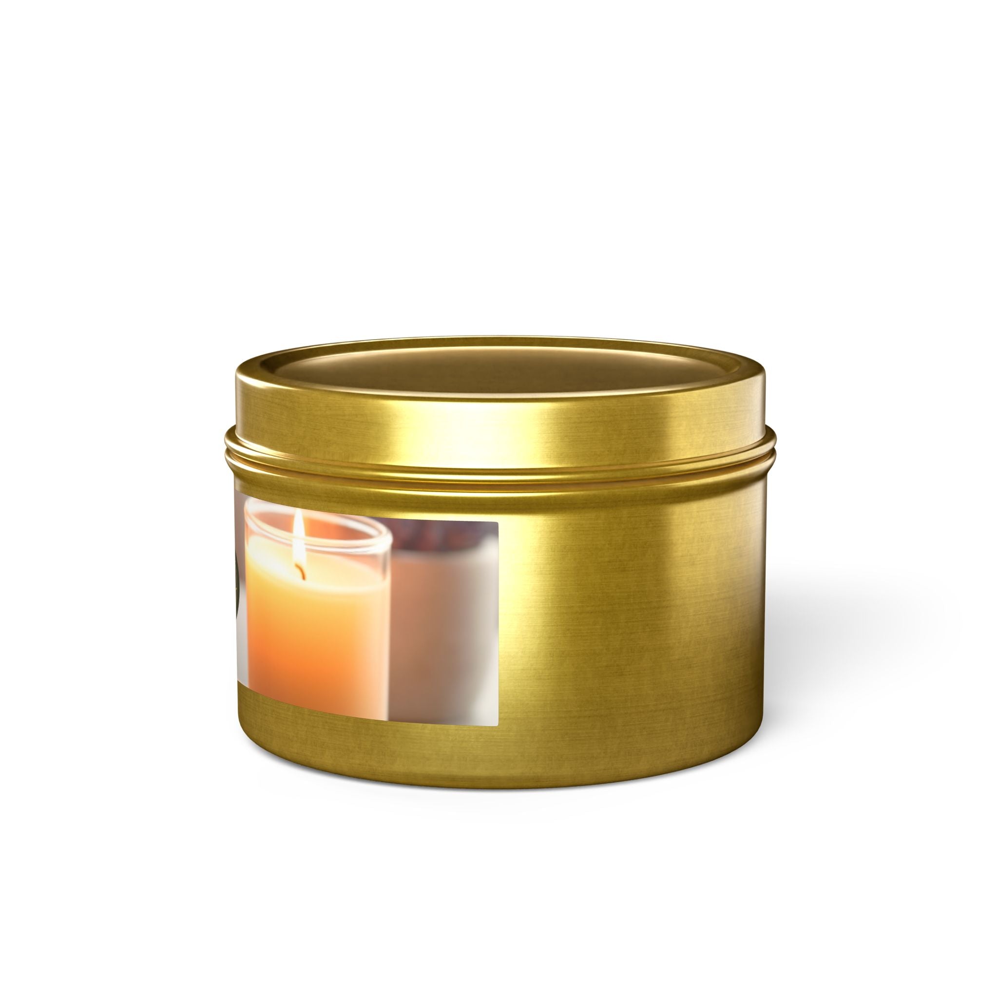Scintillating Scents by SETEPENRA Tin Candles - Gold, Silver, Black (4oz, 8oz)