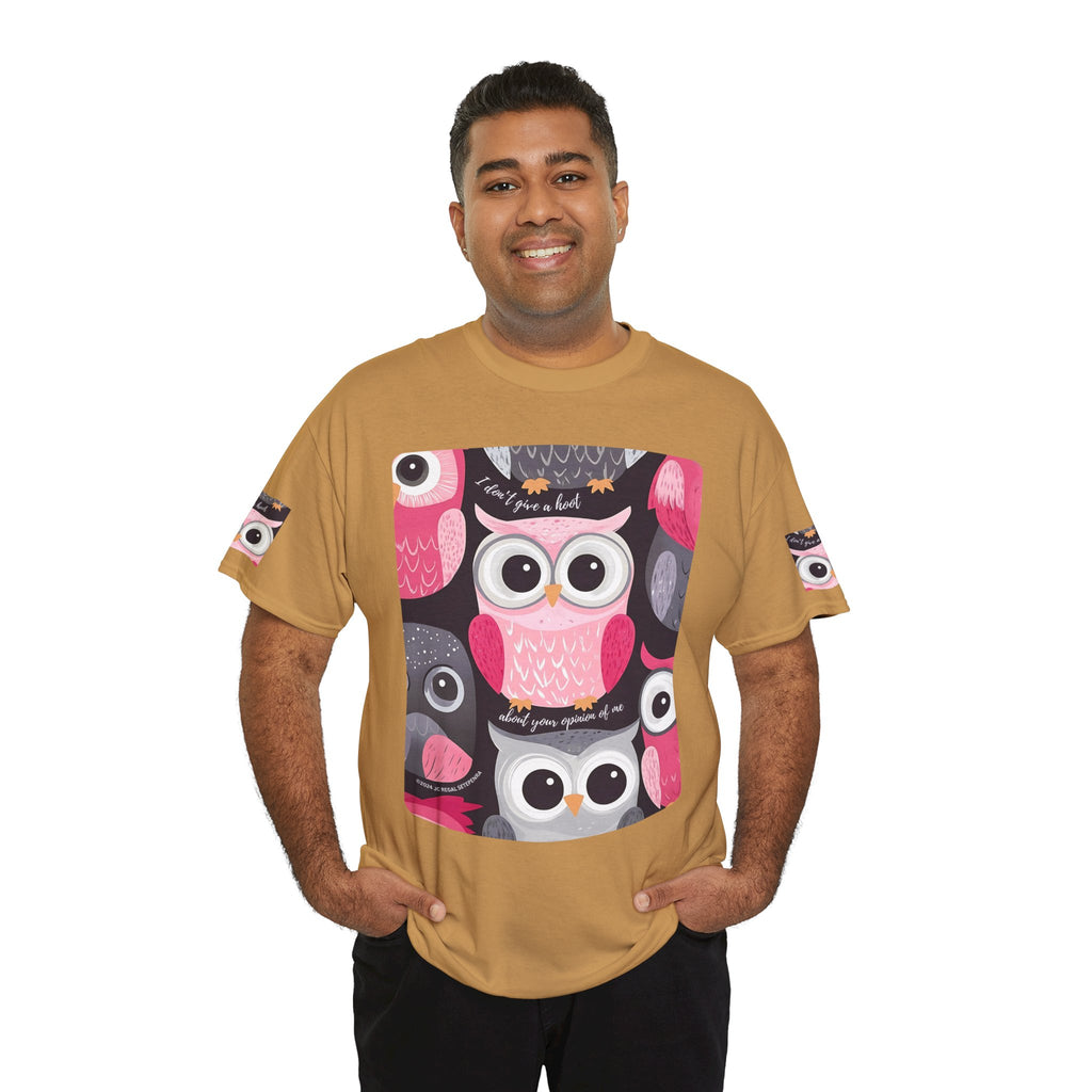 Don't Give A Hoot Unisex Heavy Cotton Tee