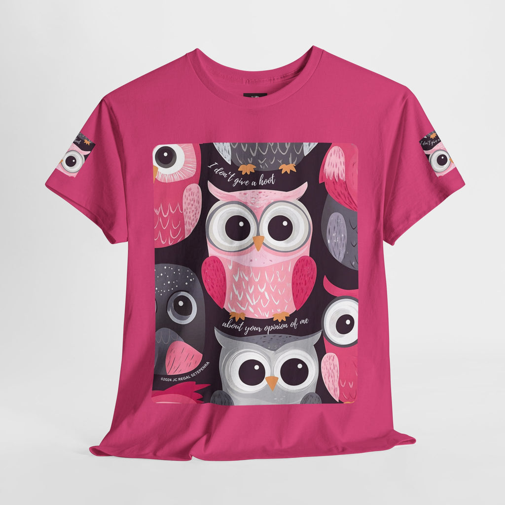 Don't Give A Hoot Unisex Heavy Cotton Tee