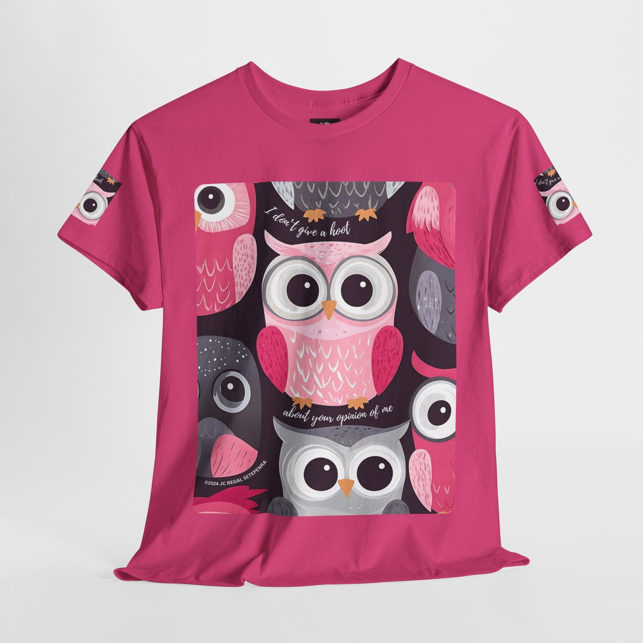 Don't Give A Hoot Unisex Heavy Cotton Tee