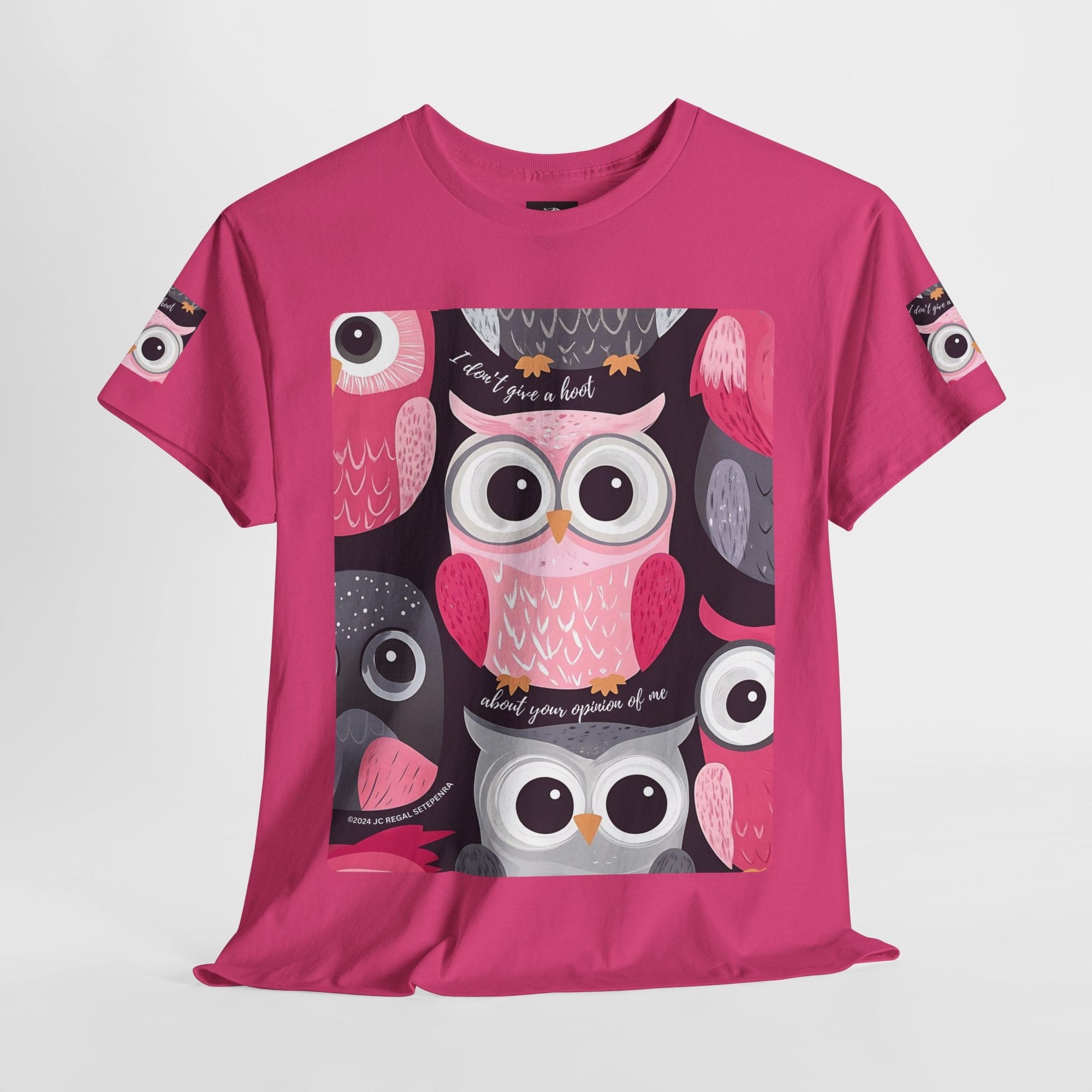 Don't Give A Hoot Unisex Heavy Cotton Tee