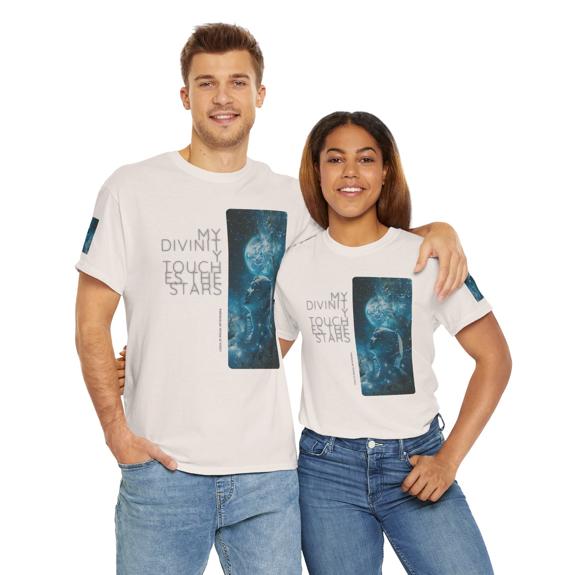 My Divinity Touches The Stars Unisex Heavy Cotton Tee