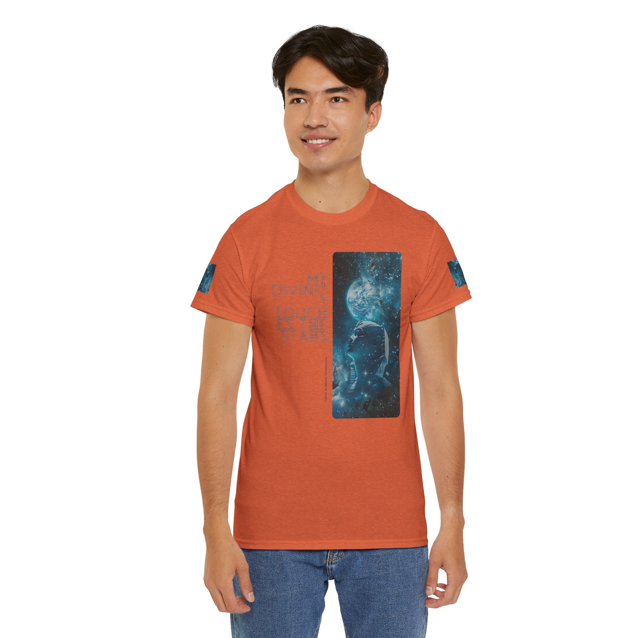 My Divinity Touches The Stars Unisex Heavy Cotton Tee