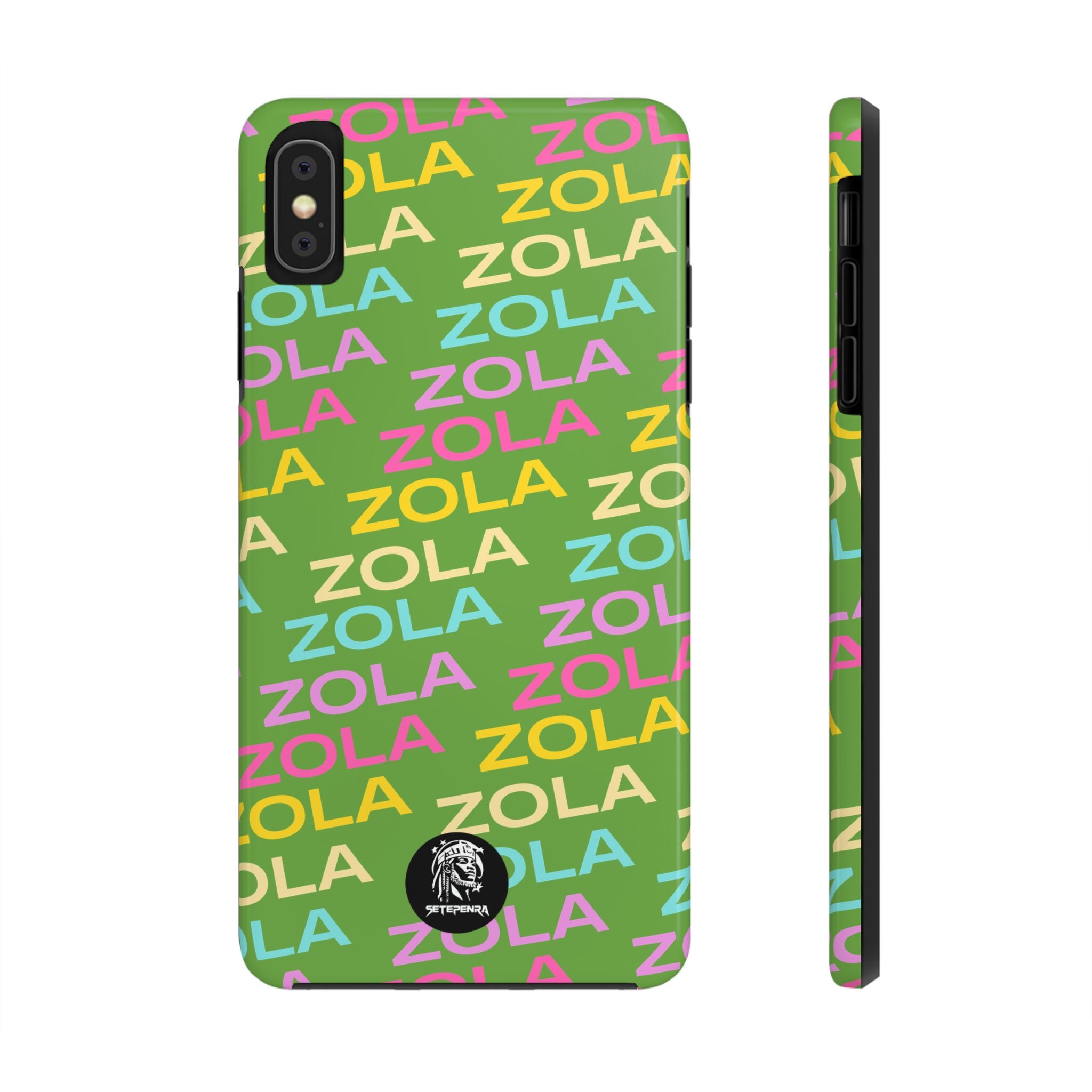 Zola Tough Phone Case (For iPhone, Galaxy & More) - Green SETEPENRA Phone Case.