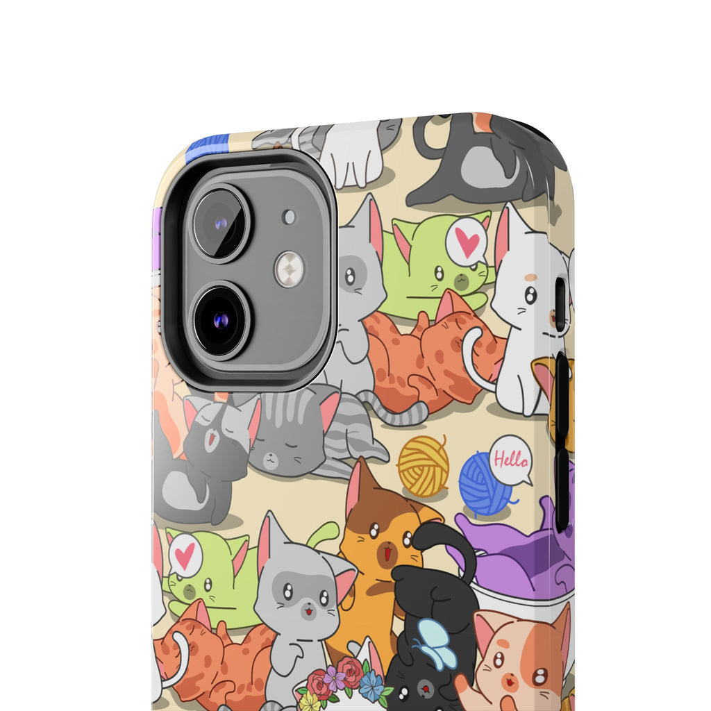 Cats A Lot Tough Phone Case (For iPhone, Galaxy & More)