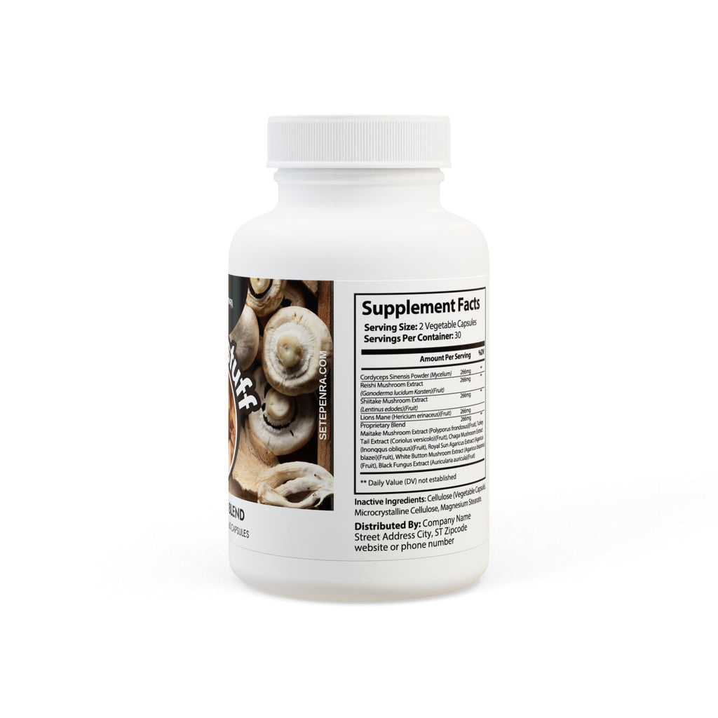 SETEPENRA Goodstuff Mushroom Blend Supplement (60 Capsules) SETEPENRA Food Supplements.