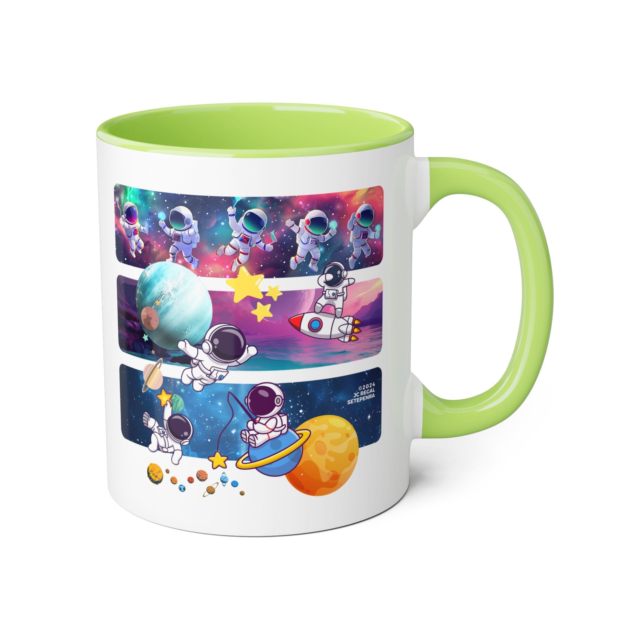 Astro Cosmo (V2.0) Accent Mug, 11oz (Various Colors)