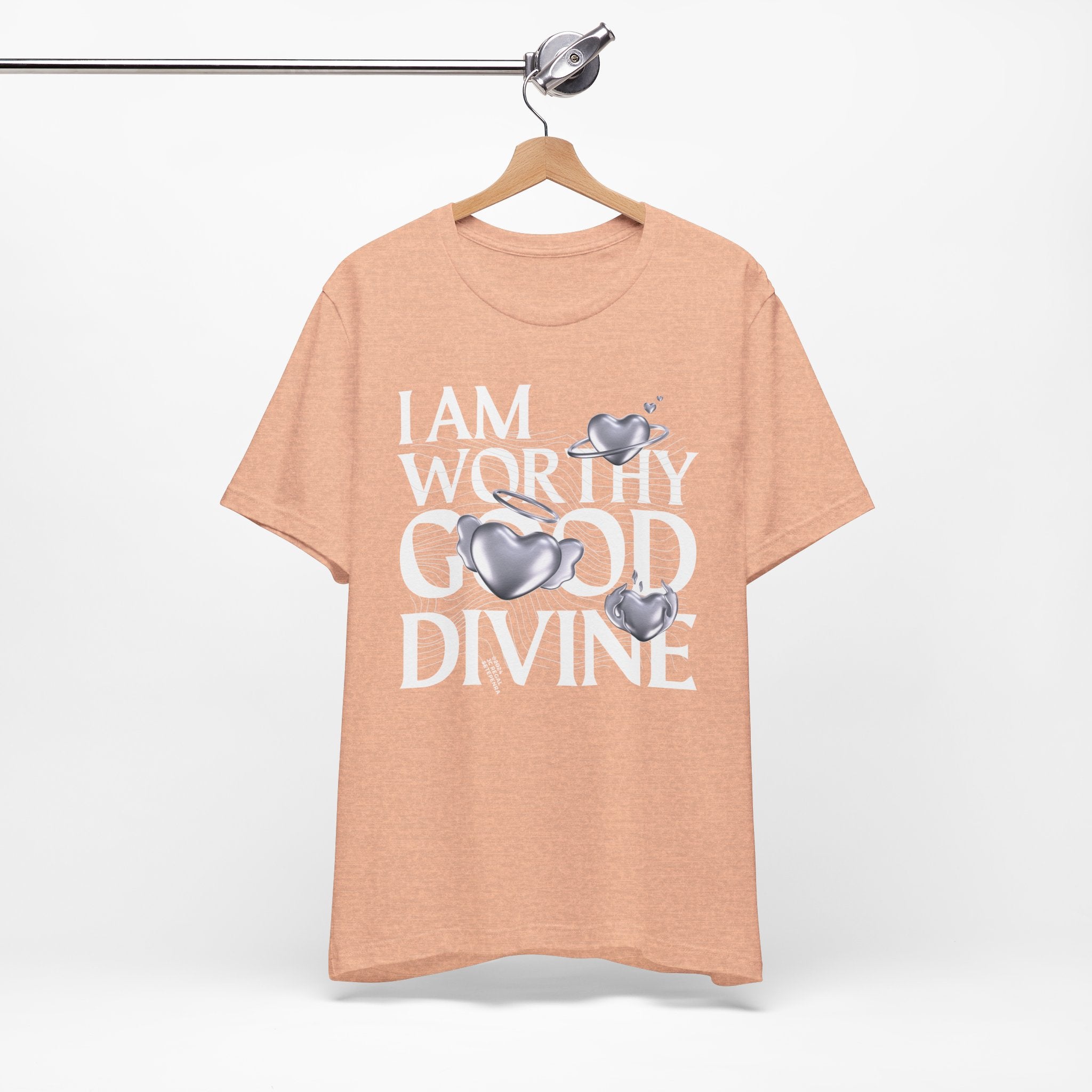 I AM WORTHY GOOD DIVINE Unisex Jersey Short Sleeve Tee