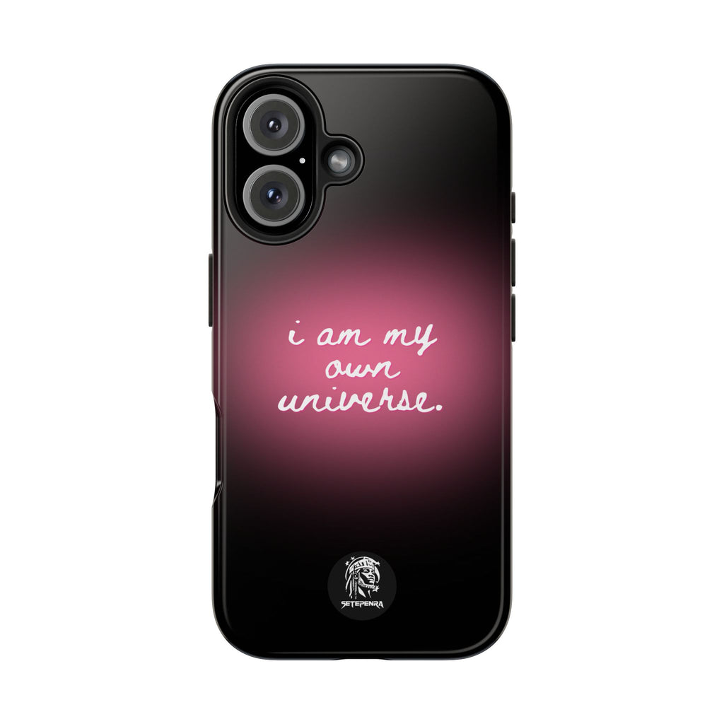 I Am My Own Universe Tough Phone Case (For iPhone, Galaxy & More) - Black