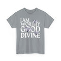 I AM WORTHY GOOD DIVINE Unisex Heavy Cotton Tee SETEPENRA T-Shirt.
