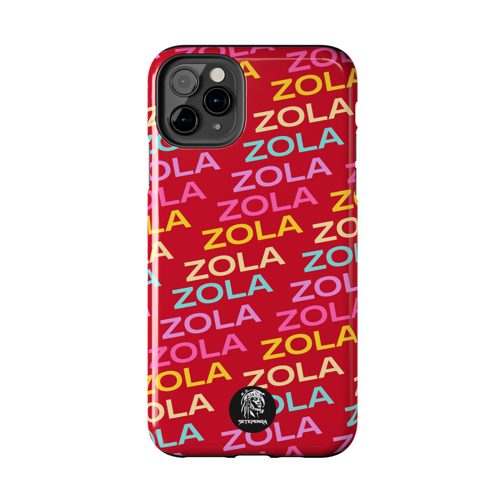 Zola Tough Phone Case (For iPhone, Galaxy & More) - Dark Red