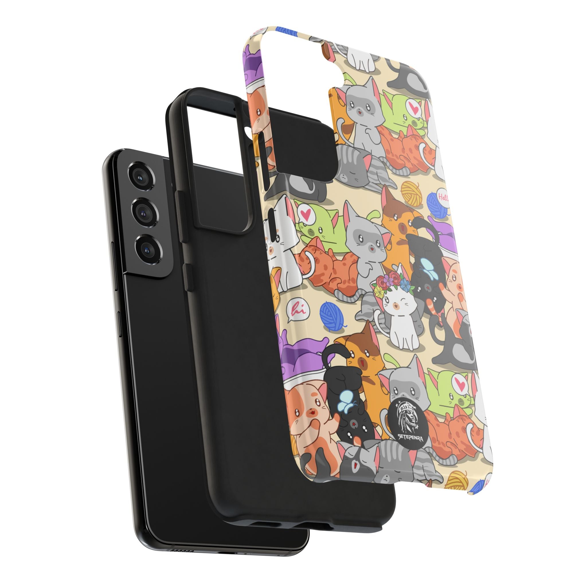 Cats A Lot Tough Phone Case (For iPhone, Galaxy & More)