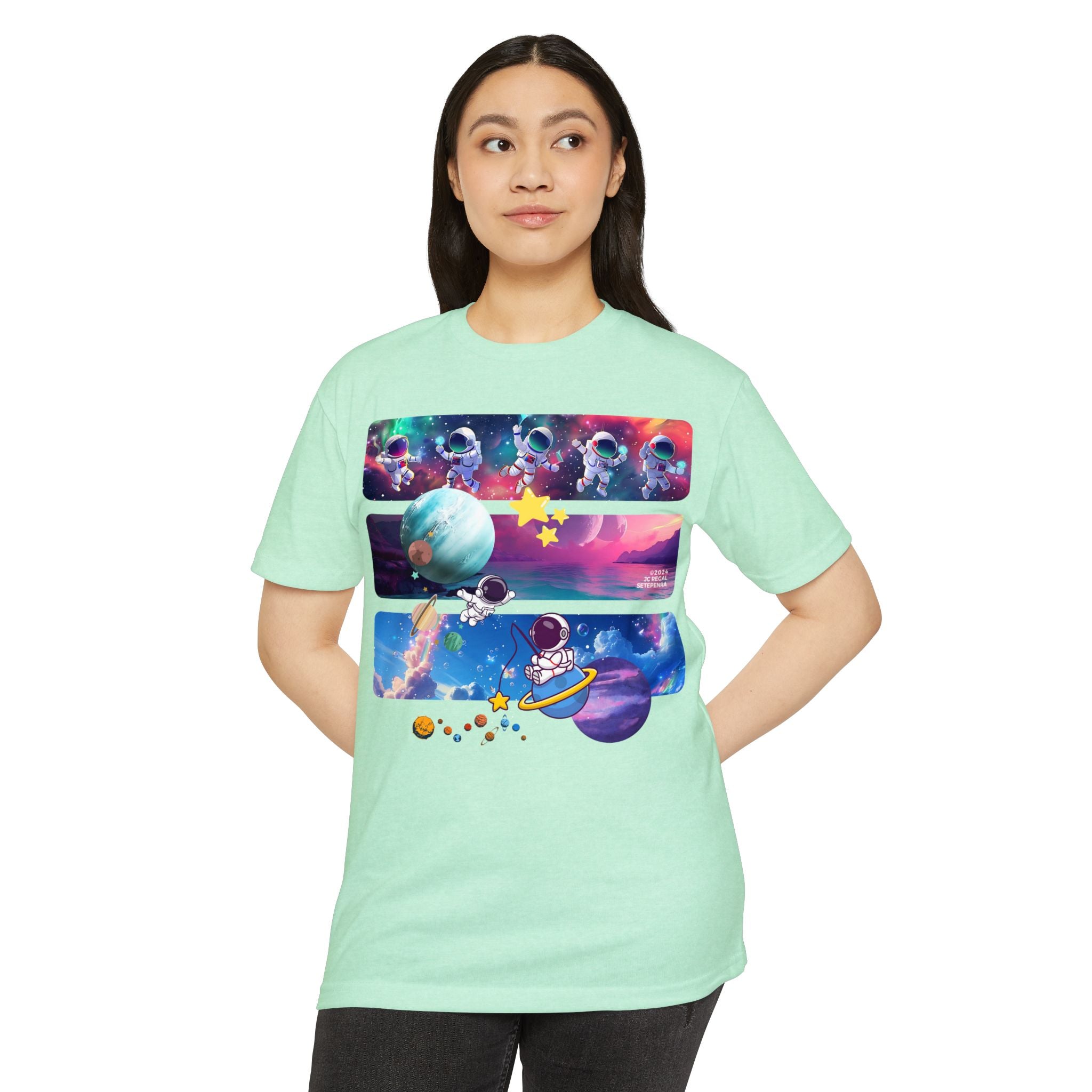 Astro Cosmo Unisex CVC Jersey T-shirt