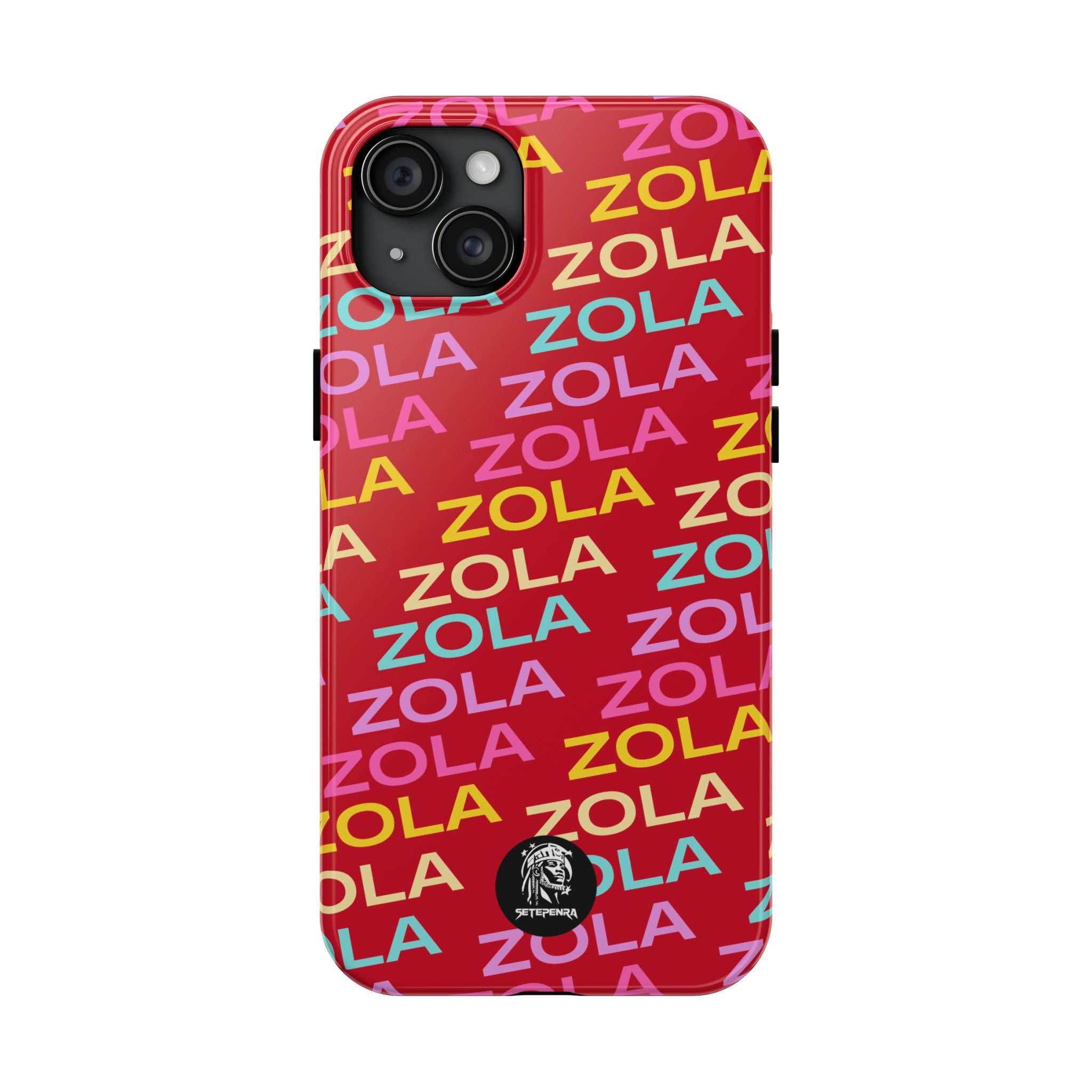 Zola Tough Phone Case (For iPhone, Galaxy & More) - Dark Red