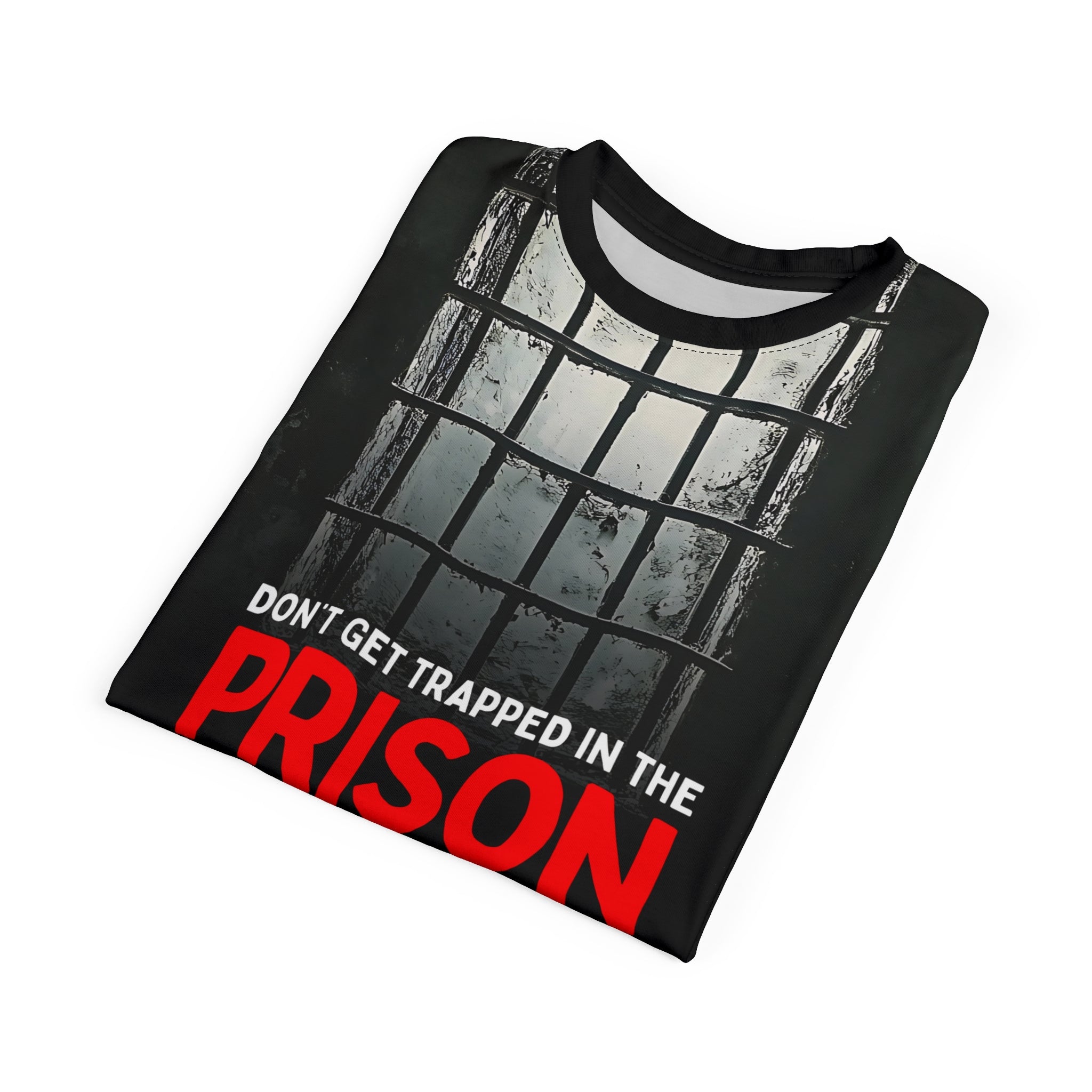 Prison Trap (Red Edition) Unisex Cut & Sew Tee SETEPENRA All Over Prints.