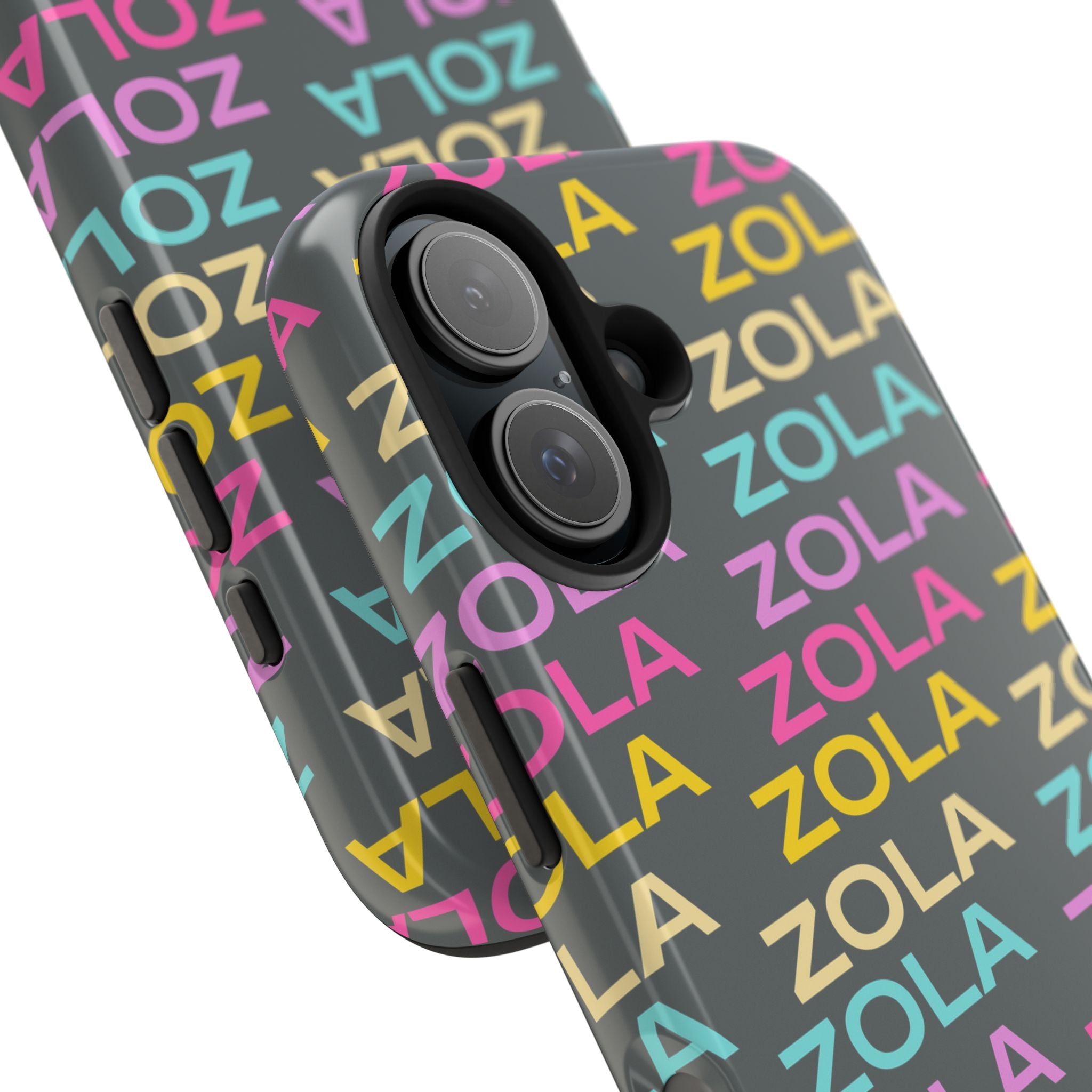 Zola Tough Phone Case (For iPhone, Galaxy & More) - Dark Grey