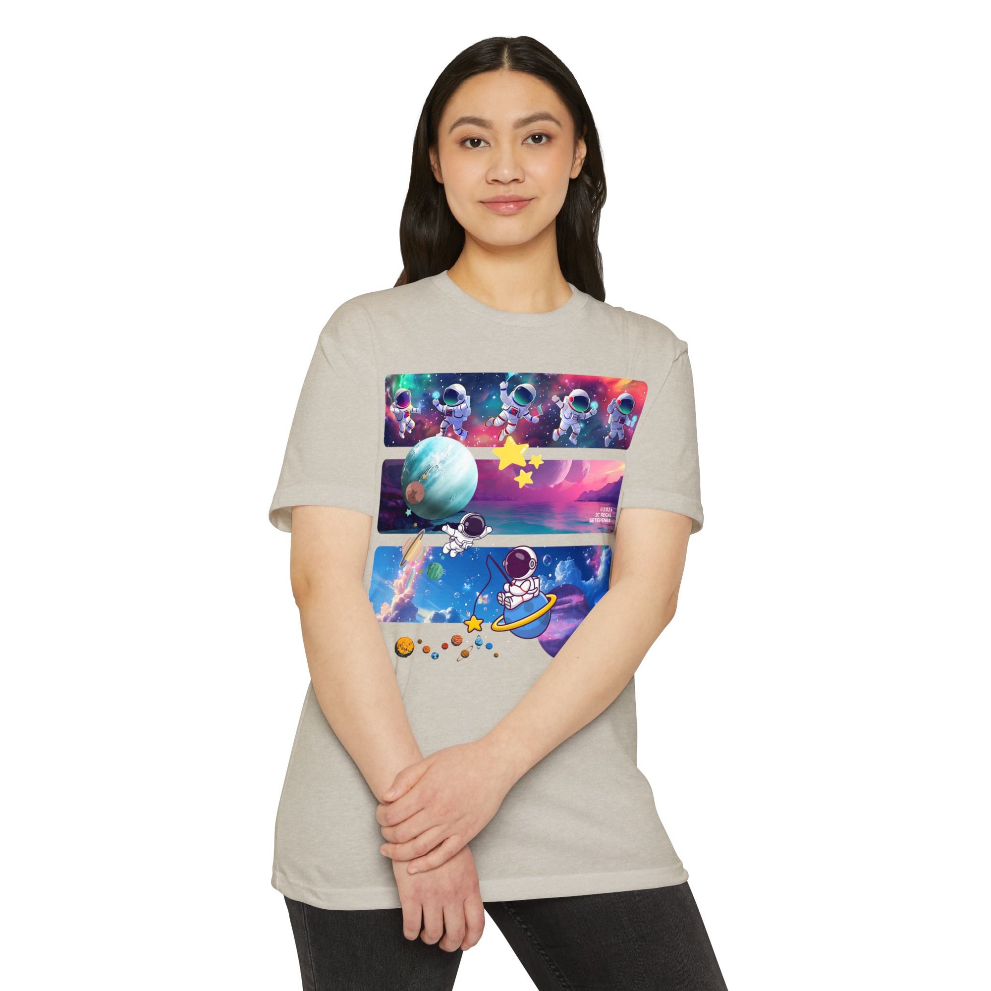 Astro Cosmo Unisex CVC Jersey T-shirt