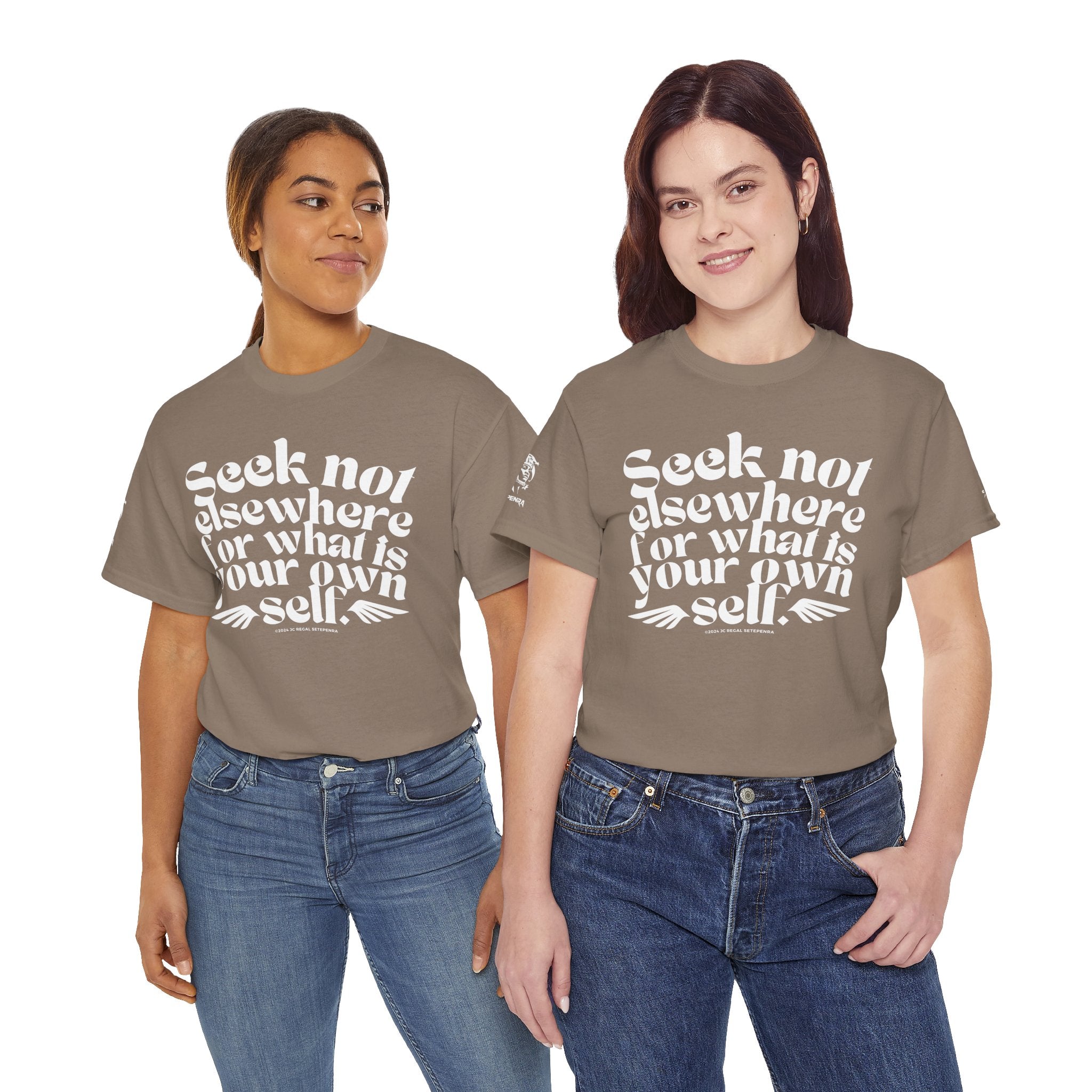 Seek Not Elsewhere Unisex Heavy Cotton Tee