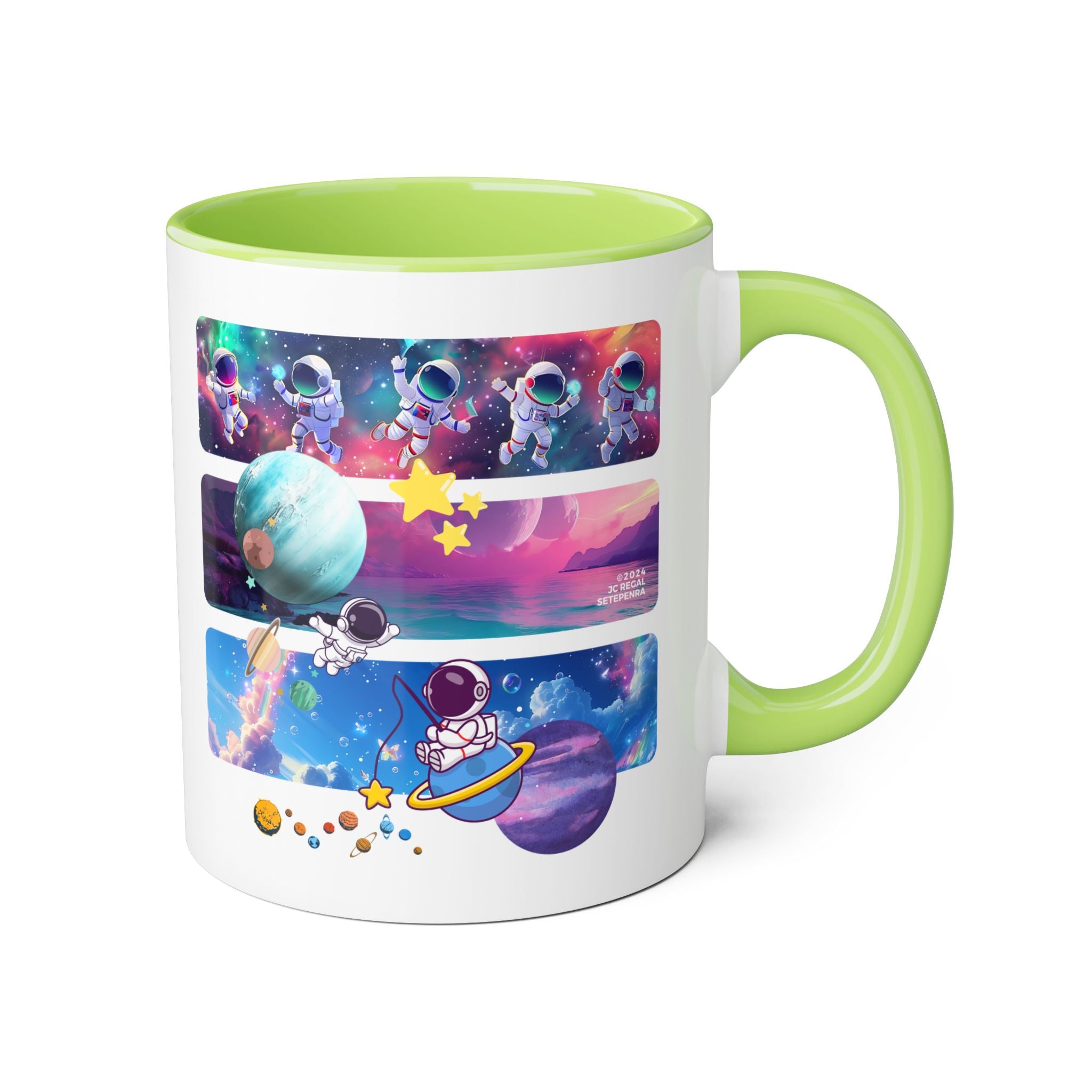 Astro Cosmo Accent Mug, 11oz (Various Colors)