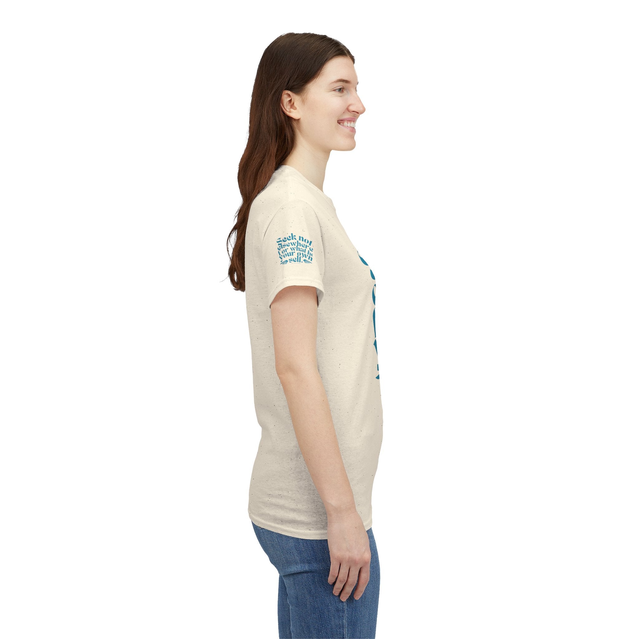 Seek Not Elsewhere (Aqua Edition) Unisex Heavy Cotton Tee