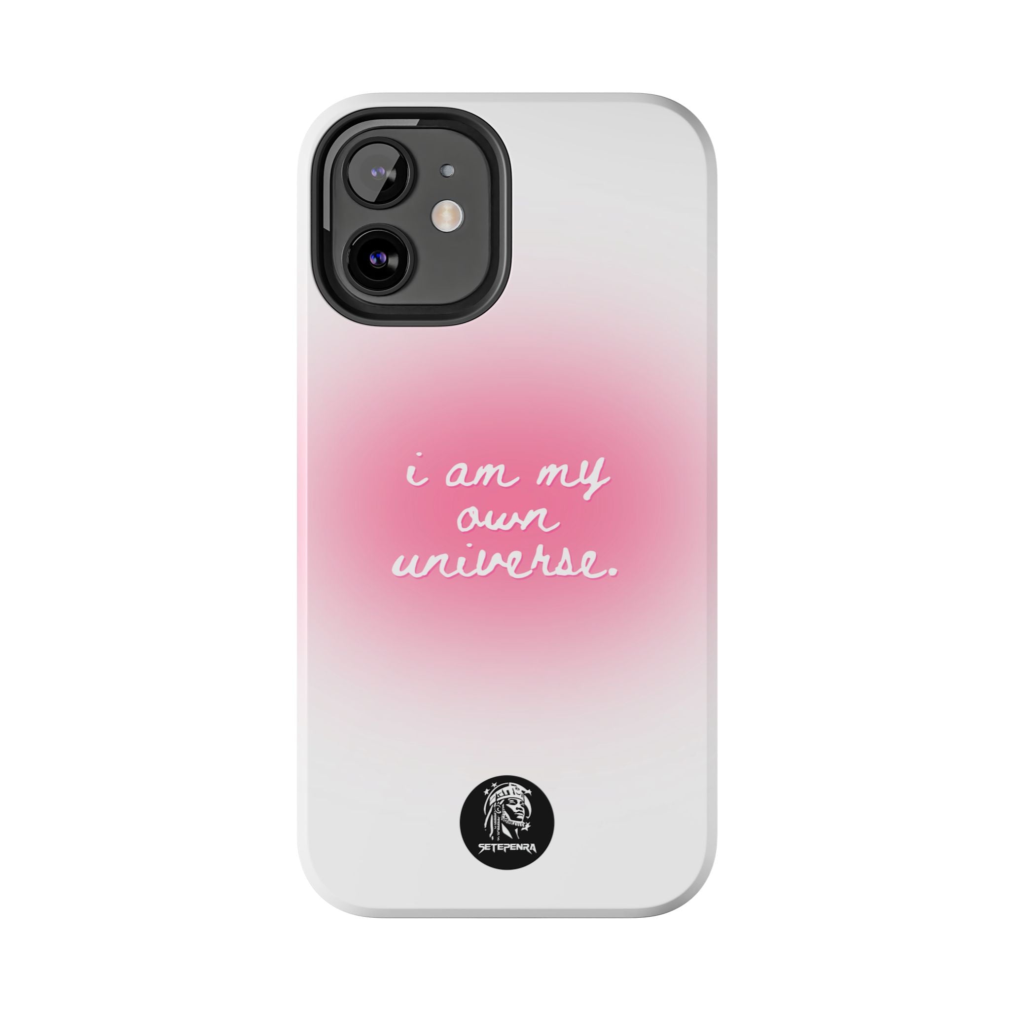 I Am My Own Universe Tough Phone Case (For iPhone, Galaxy & More) - White