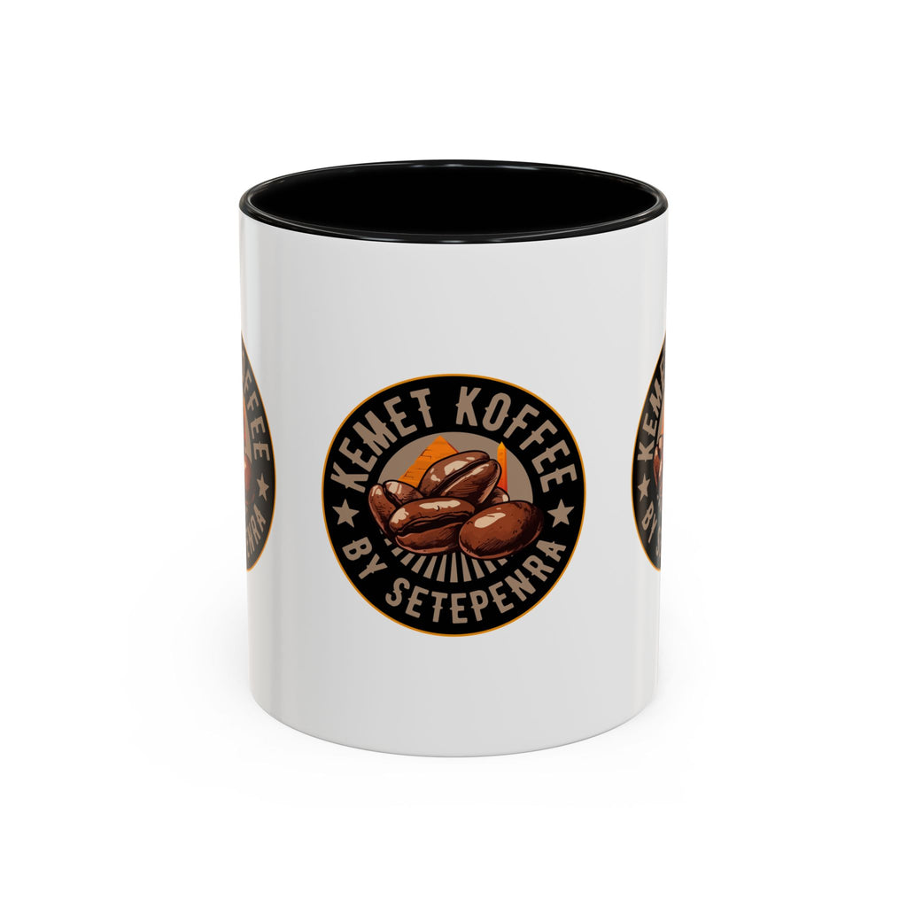 Kemet Koffee By Setepenra Accent Coffee Mug, 11oz, 15oz (Various Colors)