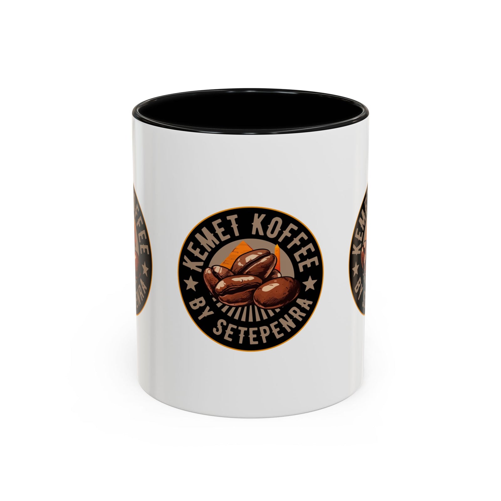 Kemet Koffee By SETEPENRA Accent Coffee Mug, 15oz (Various Colors)