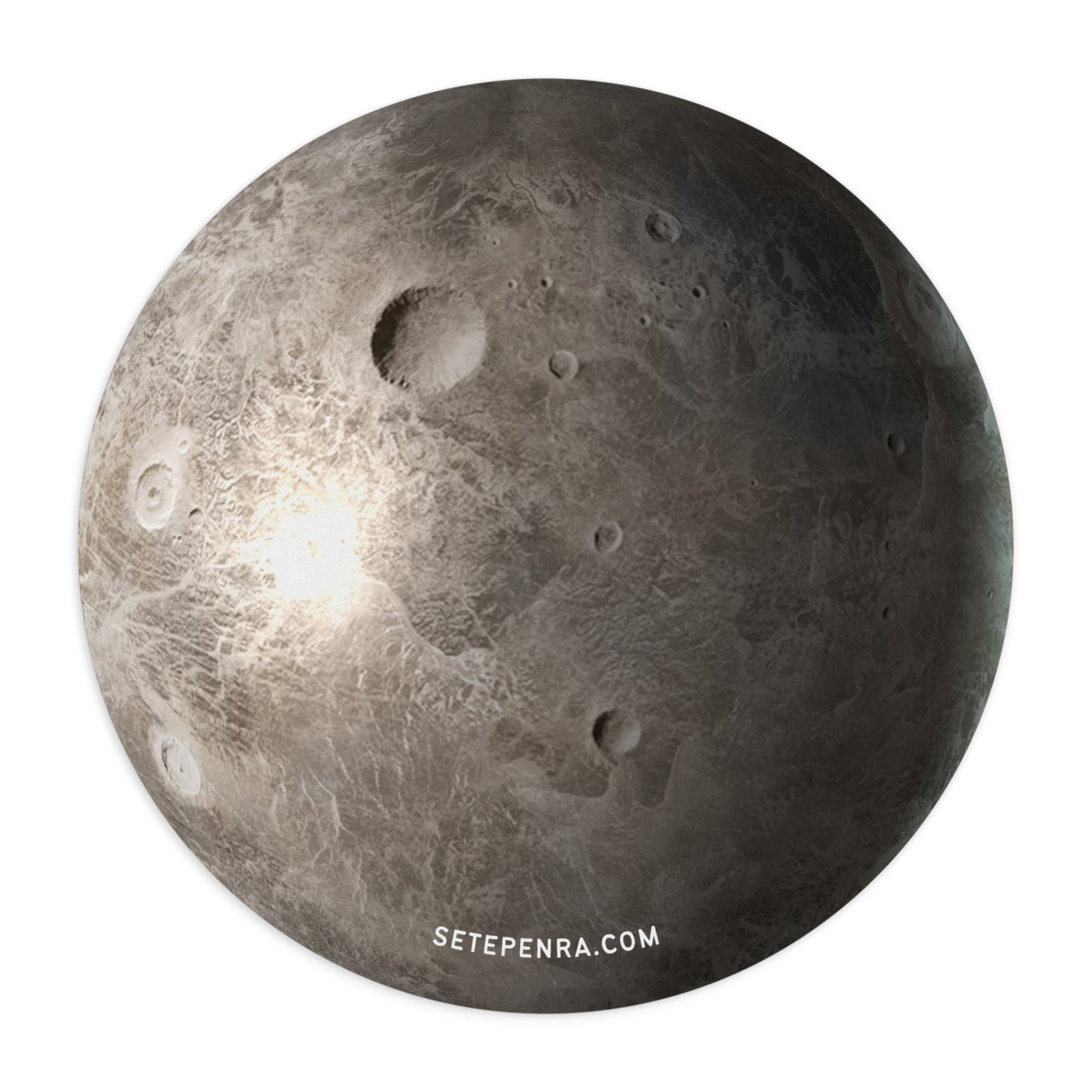 Cosmic Spaces Neoprene Mousepad - Ceres Dwarf Planet