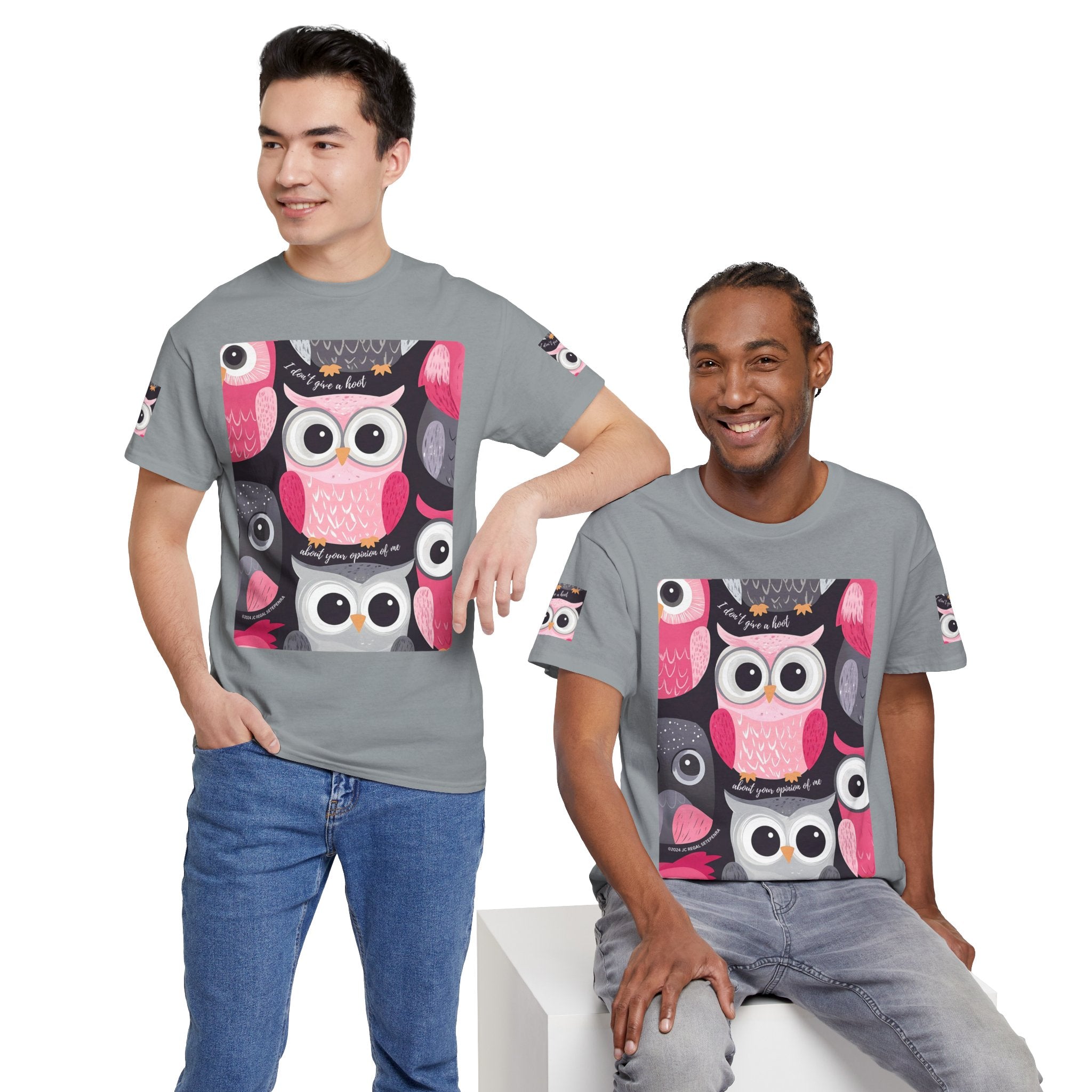 Don't Give A Hoot Unisex Heavy Cotton Tee