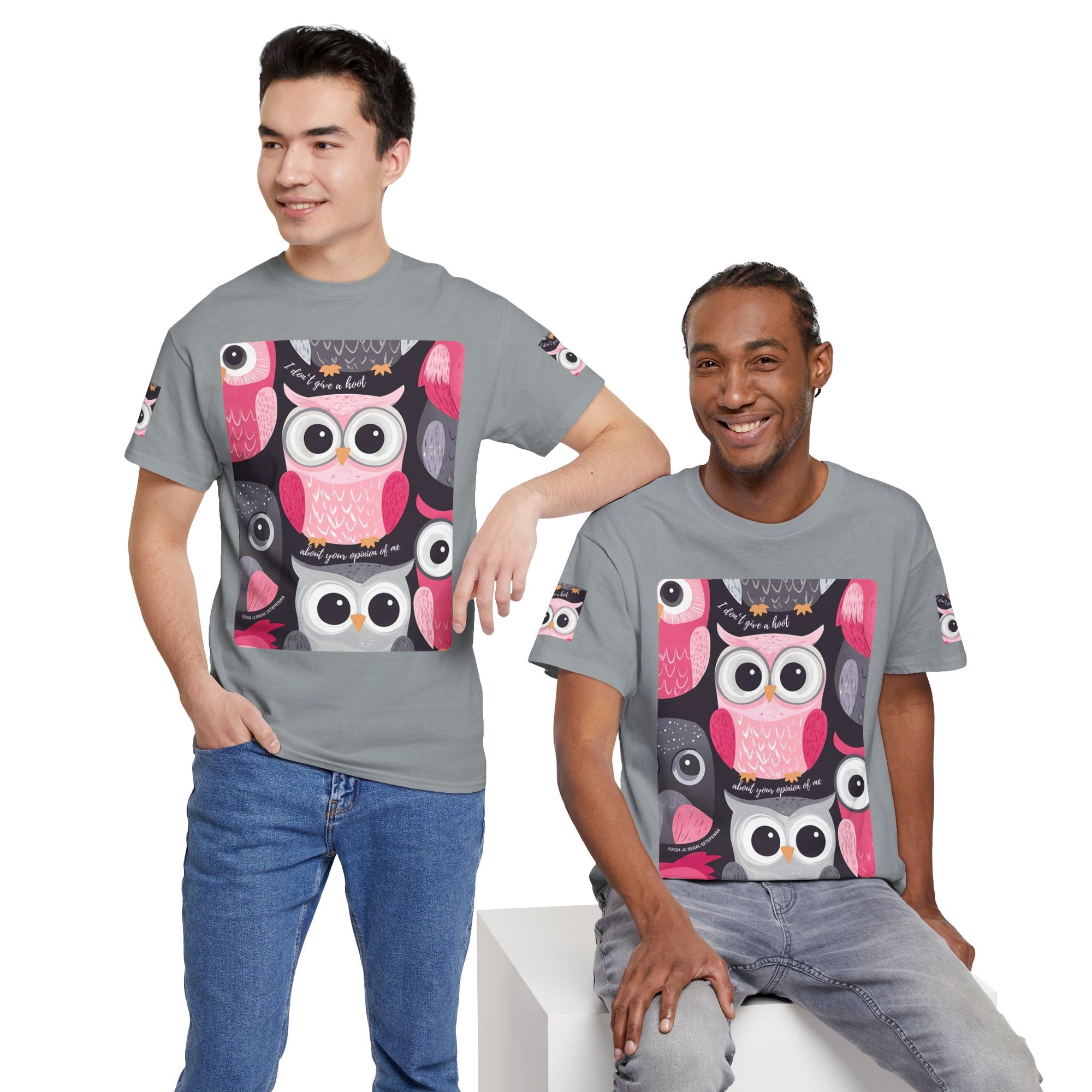 Don't Give A Hoot Unisex Heavy Cotton Tee