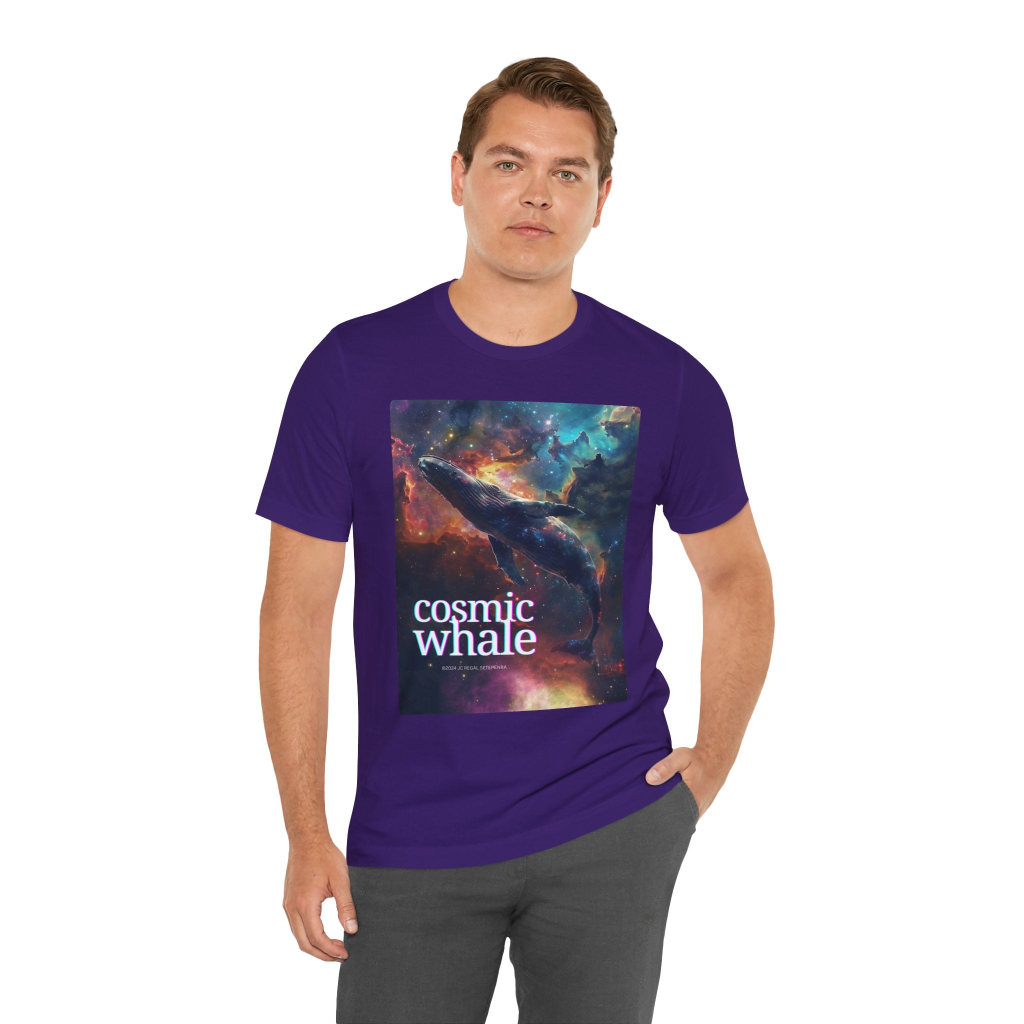 Cosmic Whale Unisex Jersey Short Sleeve Tee