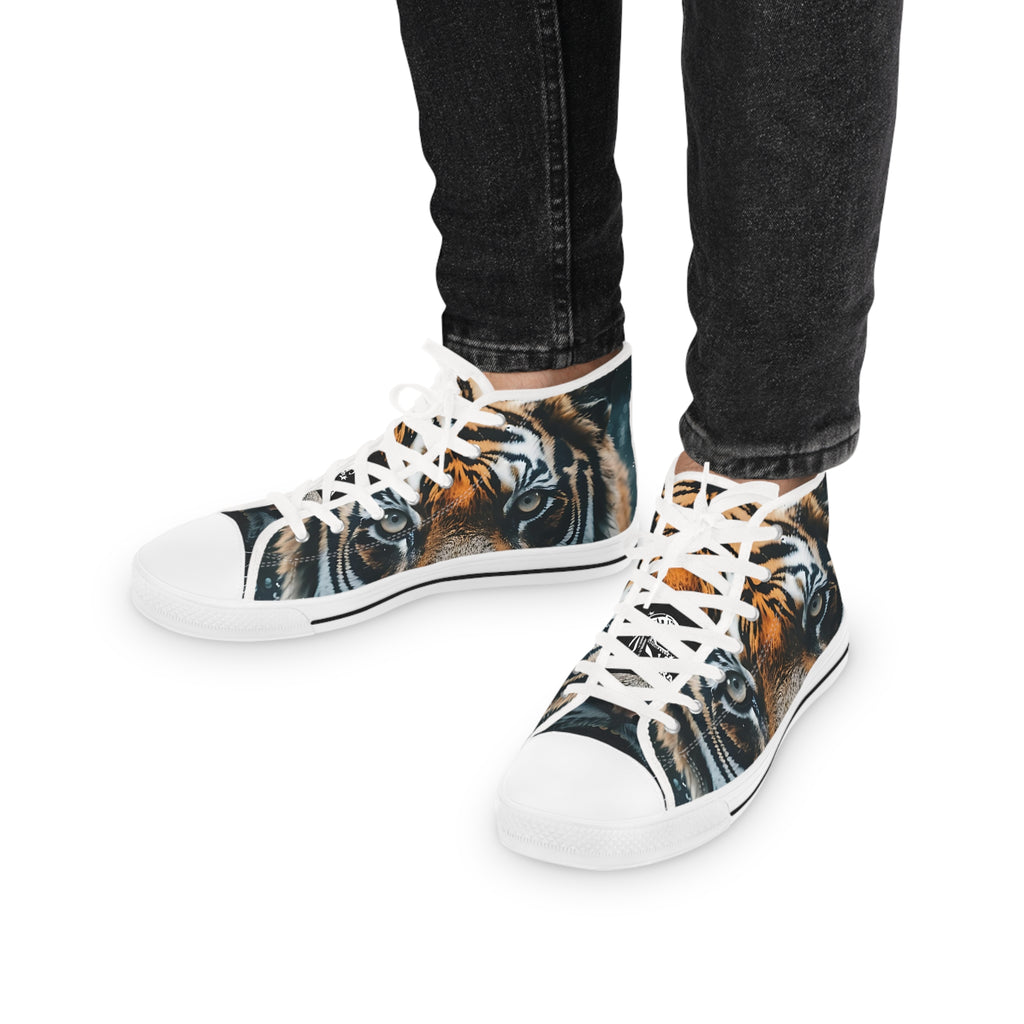 Primal Power Men's High Top Sneakers - Tiger SETEPENRA Shoes.