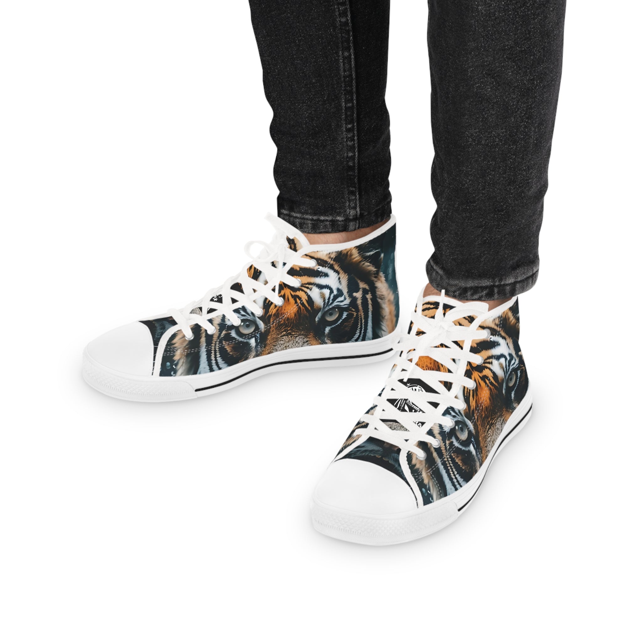 Primal Power Men's High Top Sneakers - Tiger SETEPENRA Shoes.