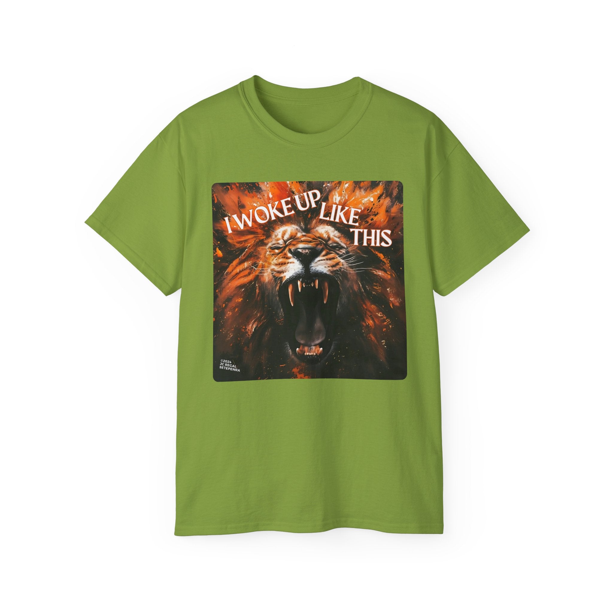 I Woke Up Like This (Roaring Edition 2) Unisex Ultra Cotton Tee SETEPENRA T-Shirt.