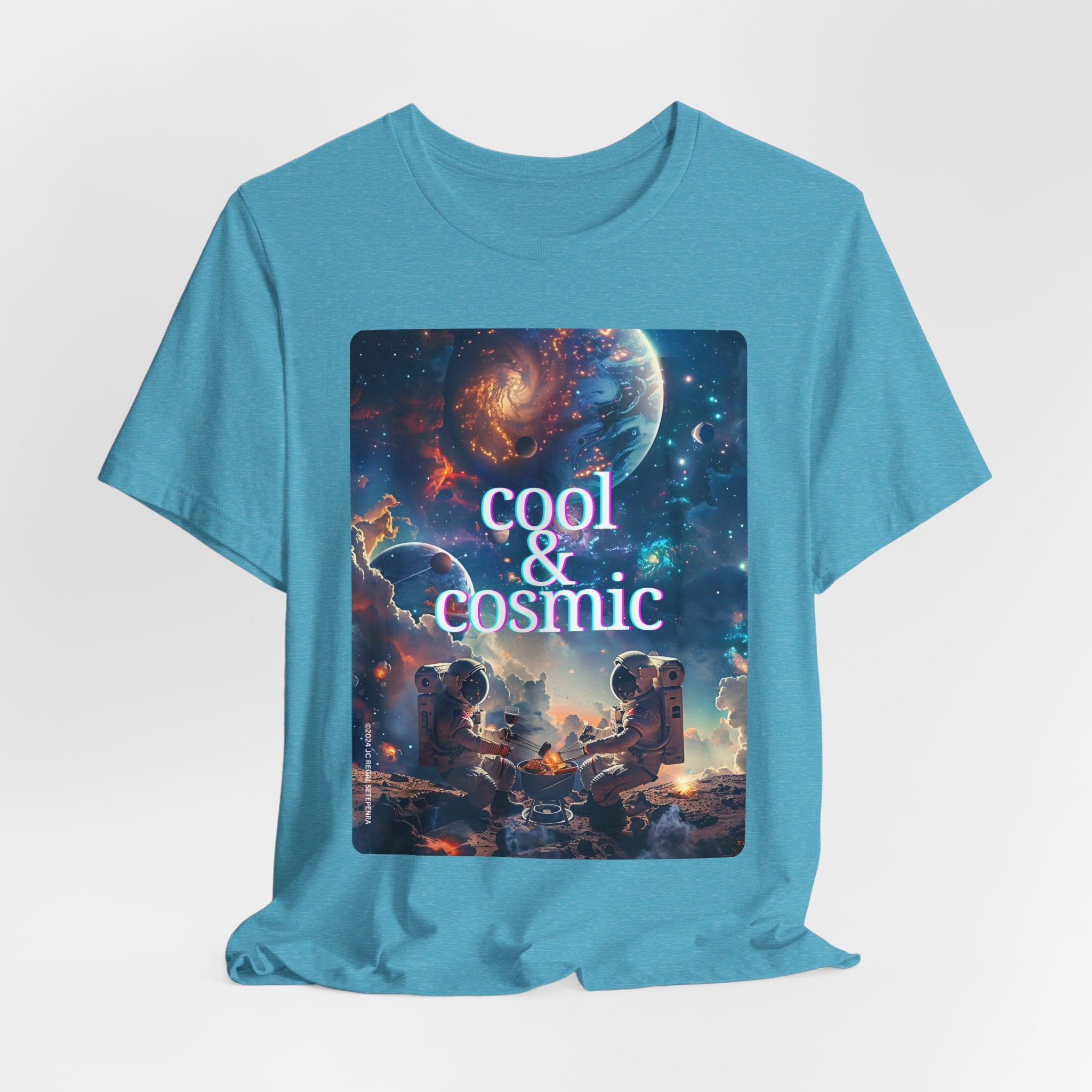 Cool & Cosmic Unisex Jersey Short Sleeve Tee SETEPENRA T-Shirt.
