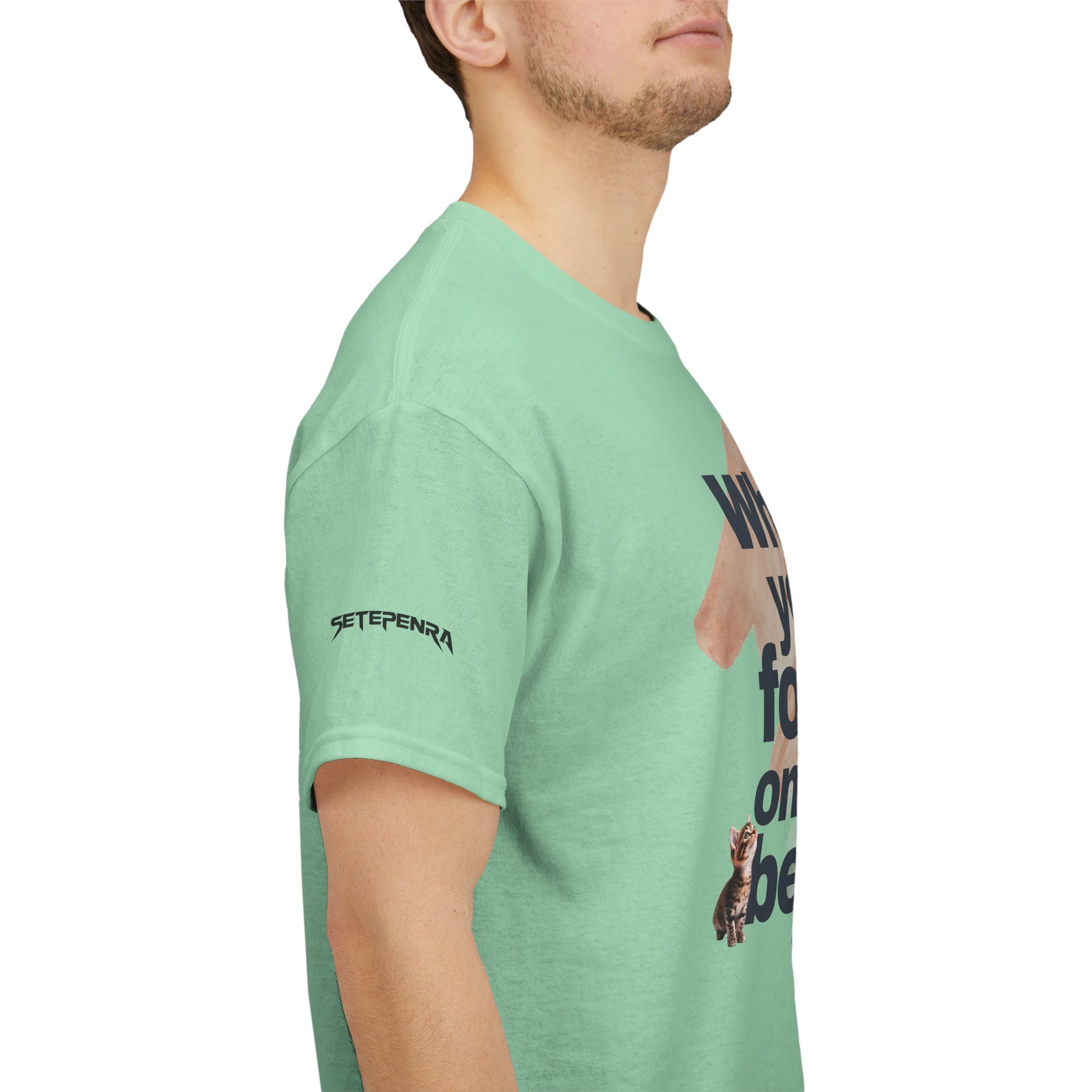 What You Focus On You Become Unisex Heavy Cotton Tee