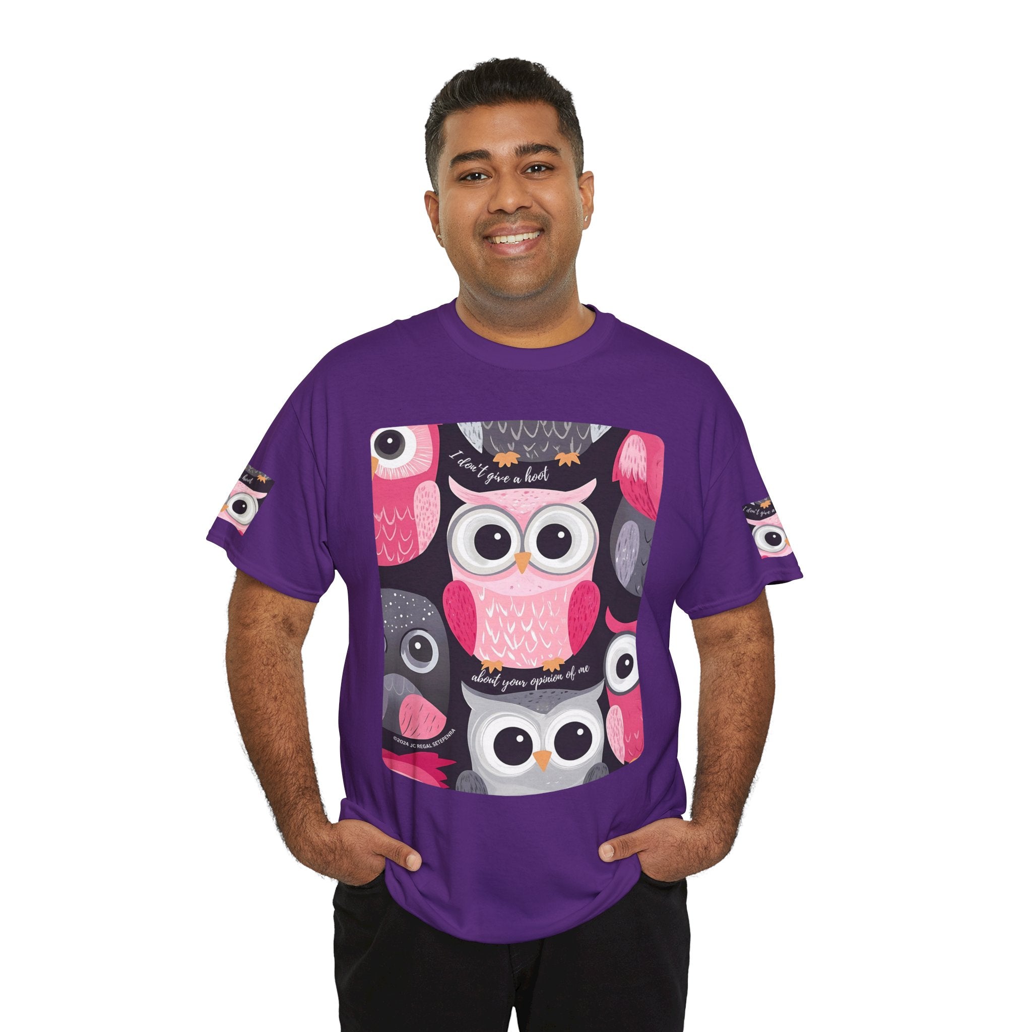 Don't Give A Hoot Unisex Heavy Cotton Tee