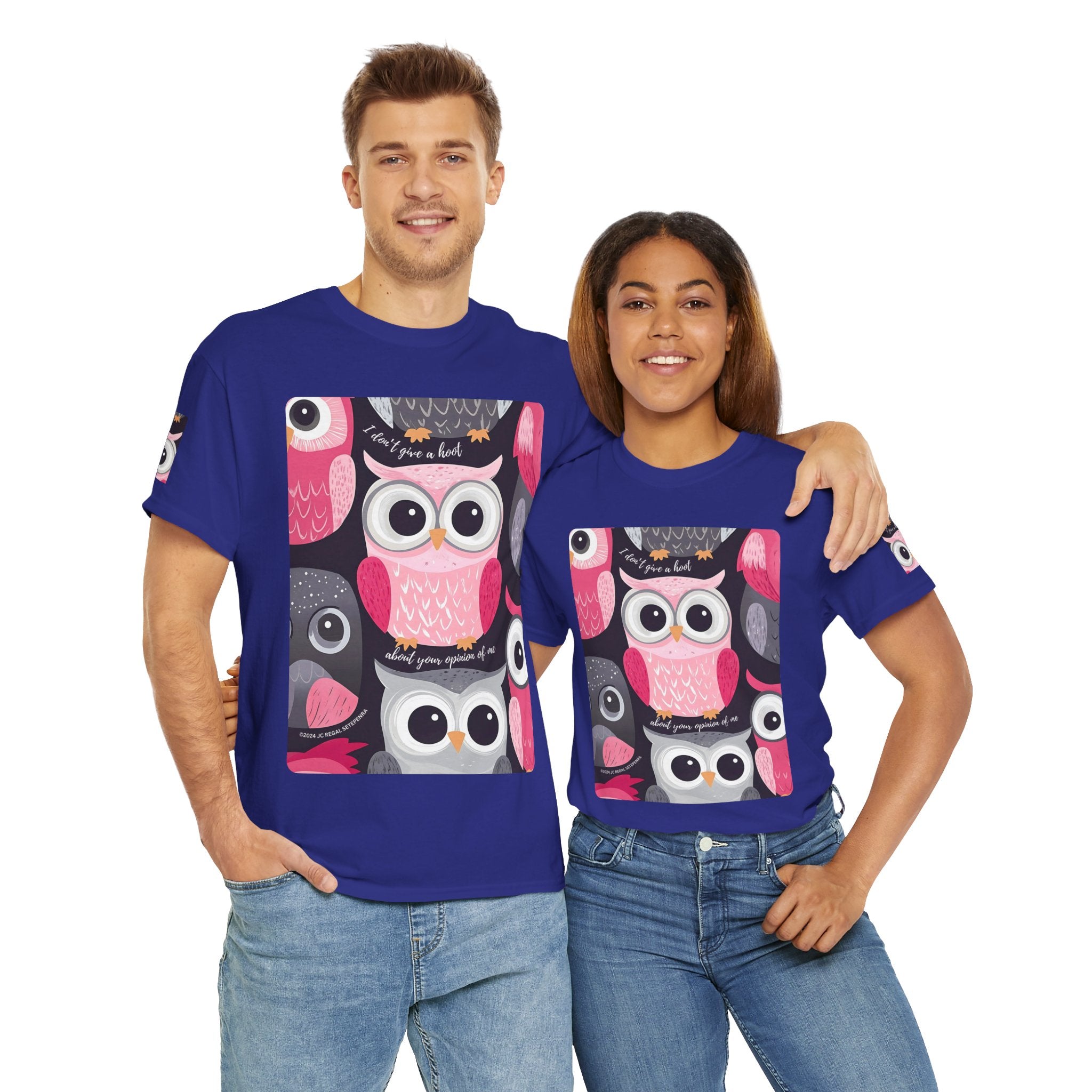 Don't Give A Hoot Unisex Heavy Cotton Tee