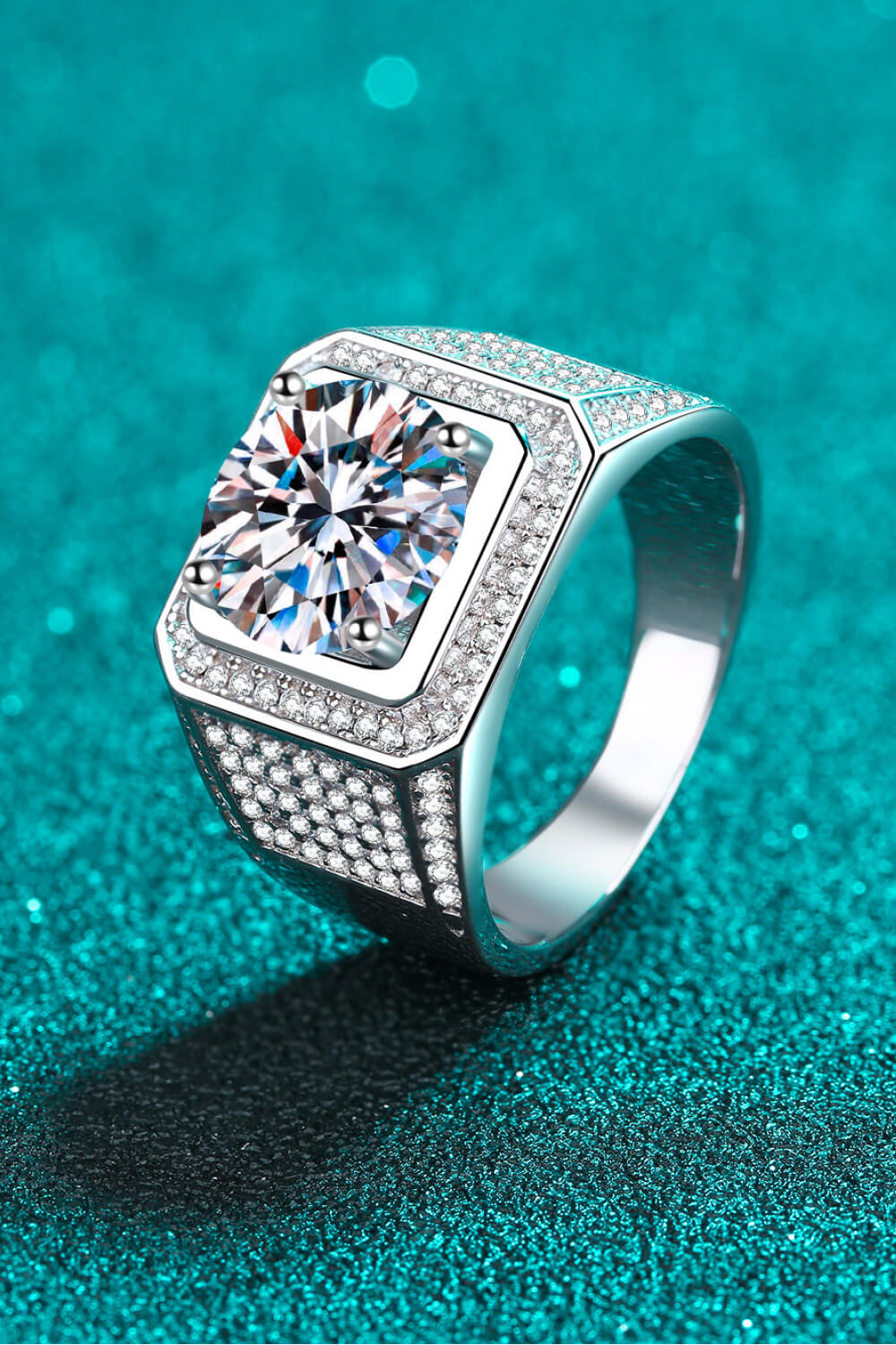 Mova Lux 925 Sterling Silver Moissanite Ring SETEPENRA .