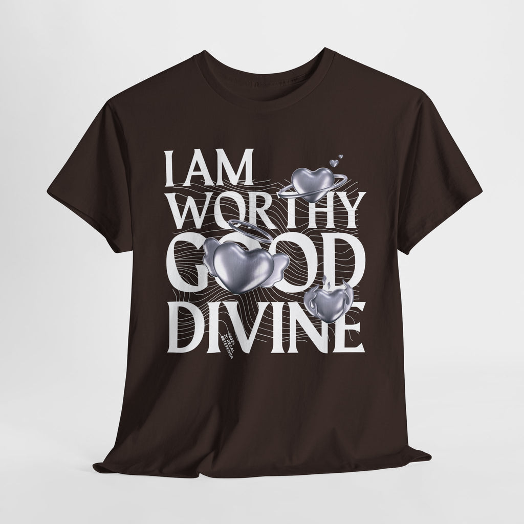 I AM WORTHY GOOD DIVINE Unisex Heavy Cotton Tee