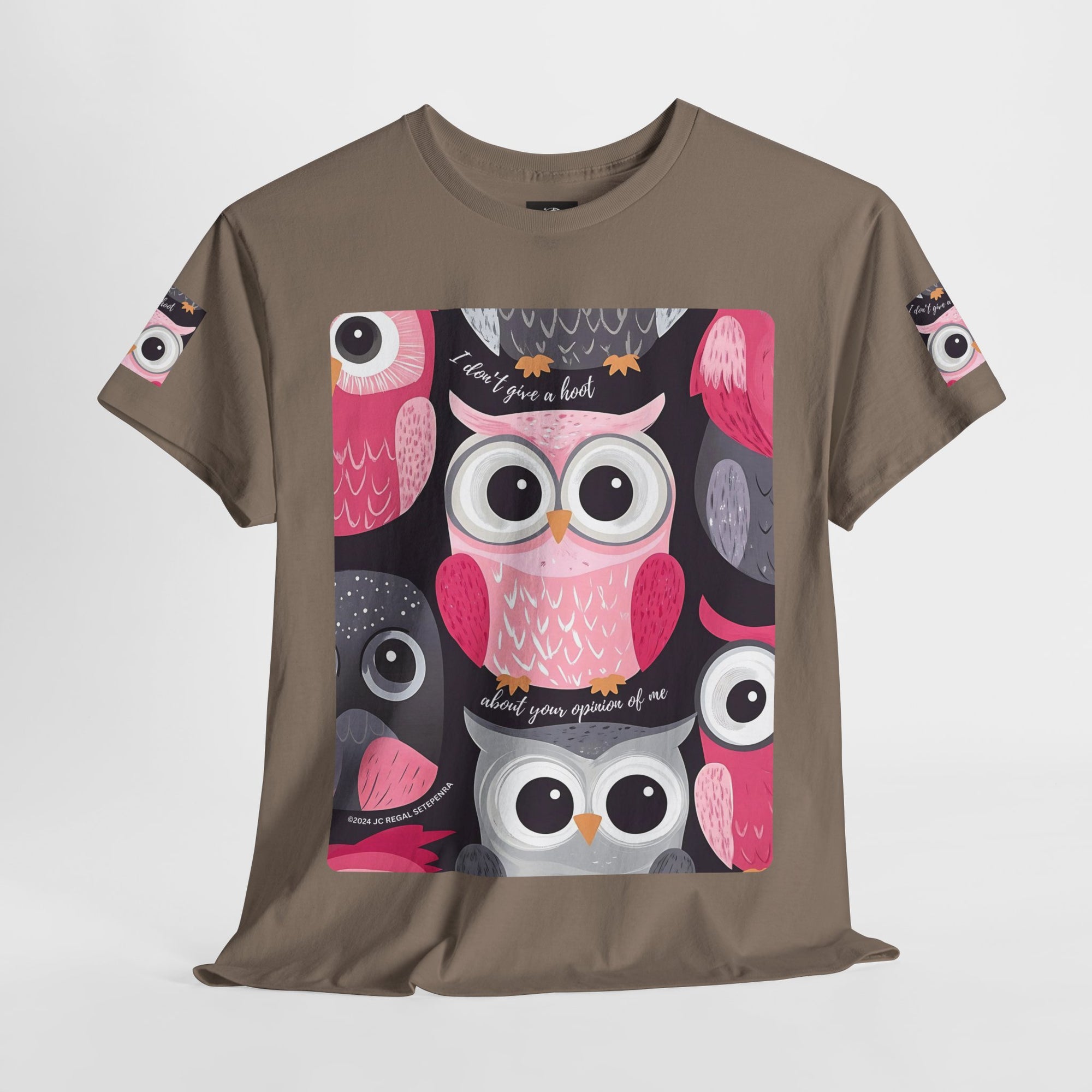 Don't Give A Hoot Unisex Heavy Cotton Tee