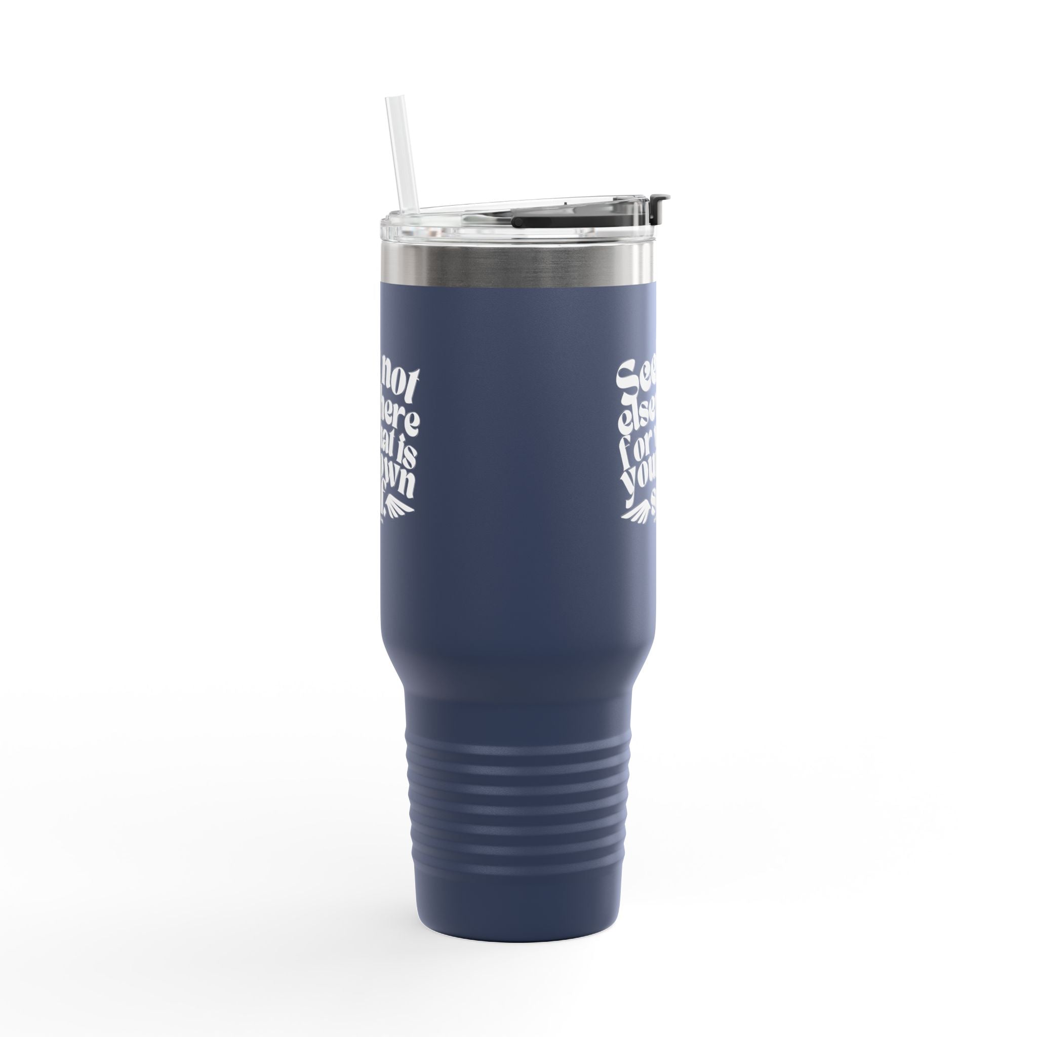 Seek Not Elsewhere Insulated Travel Mug, 40oz SETEPENRA Mug.