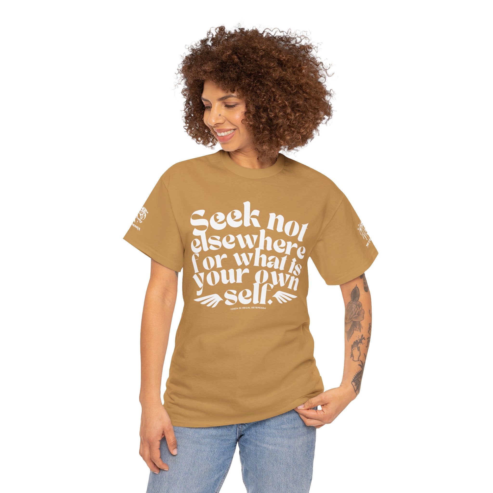 Seek Not Elsewhere Unisex Heavy Cotton Tee