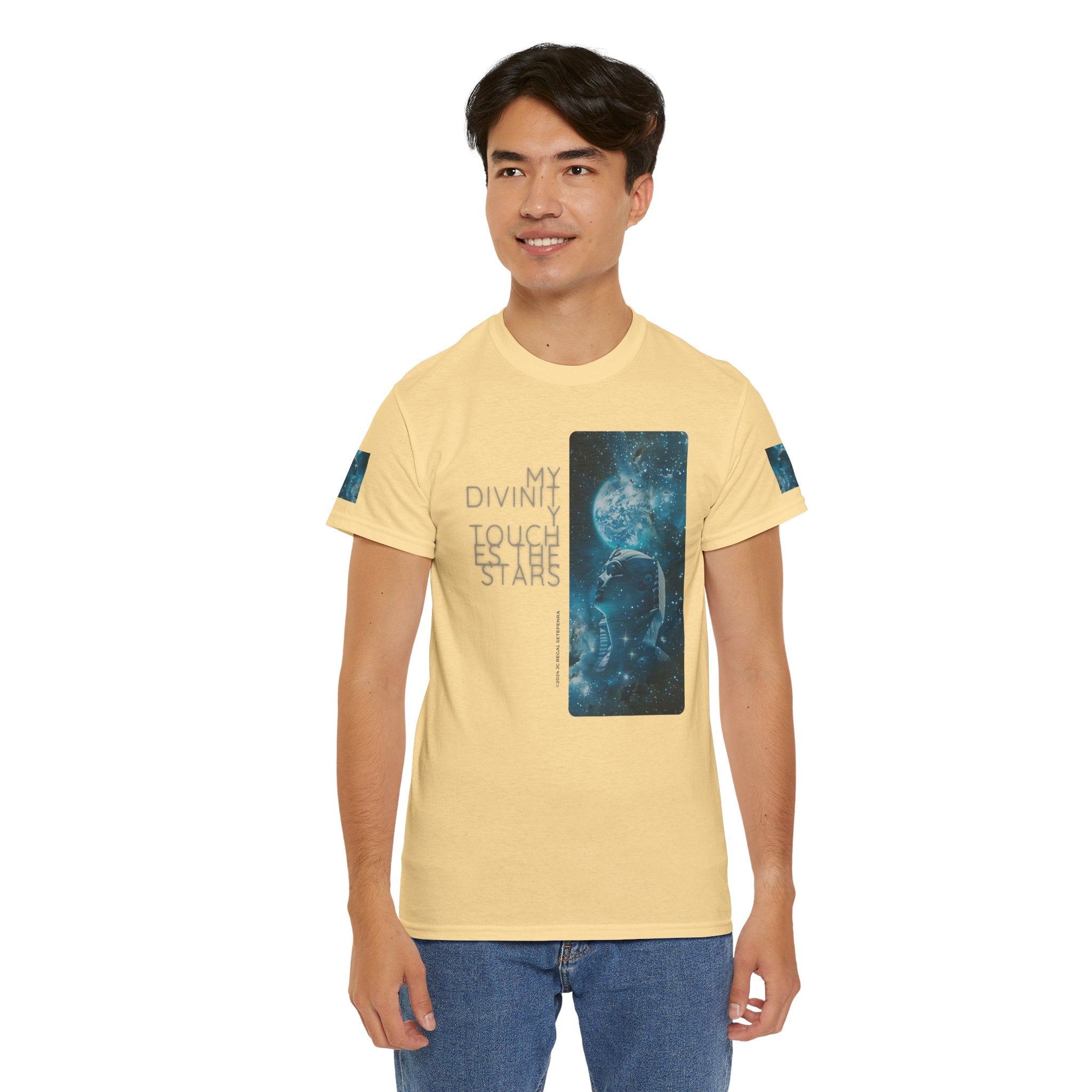 My Divinity Touches The Stars Unisex Heavy Cotton Tee