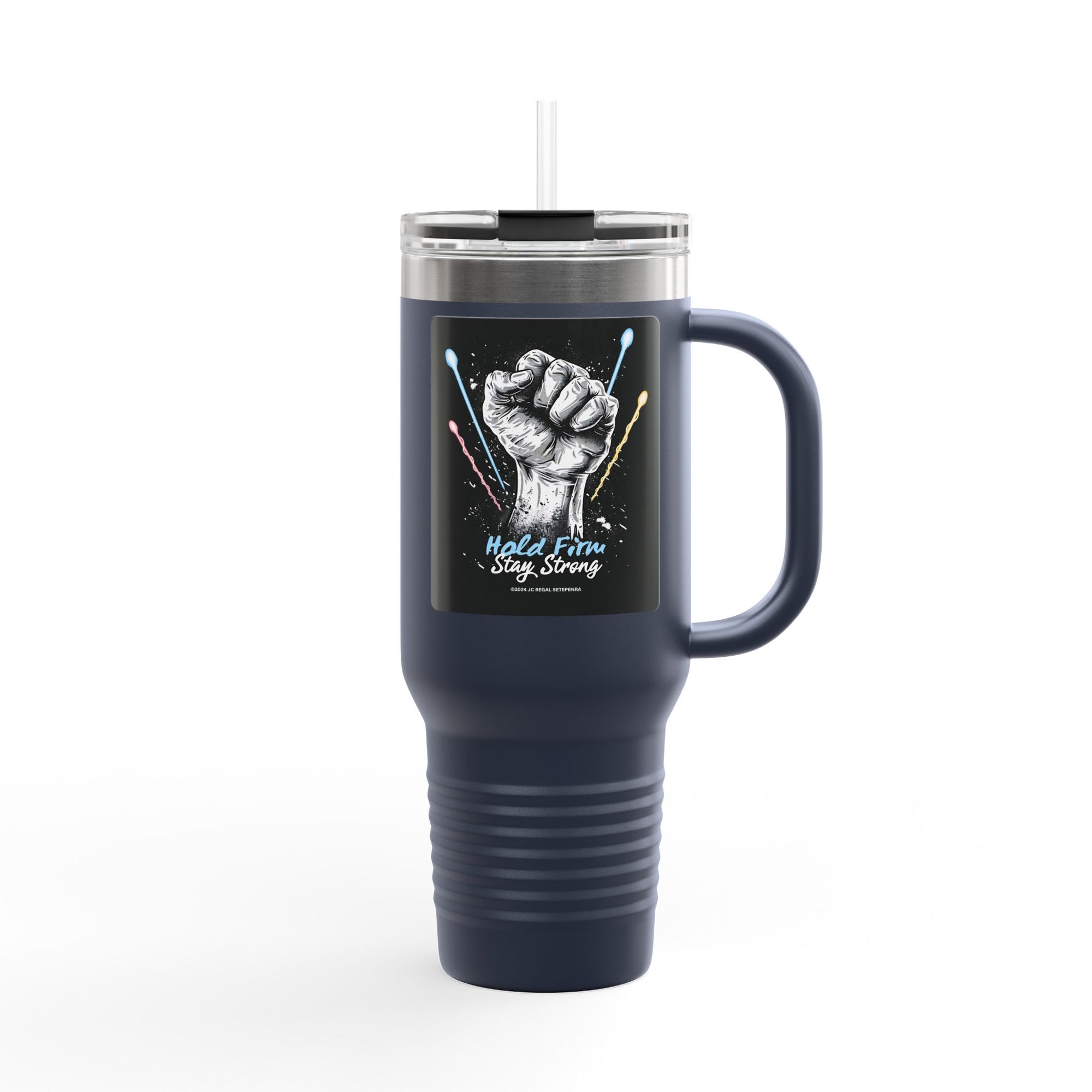 Hold Firm Stay Strong Insulated Travel Mug, 40oz
