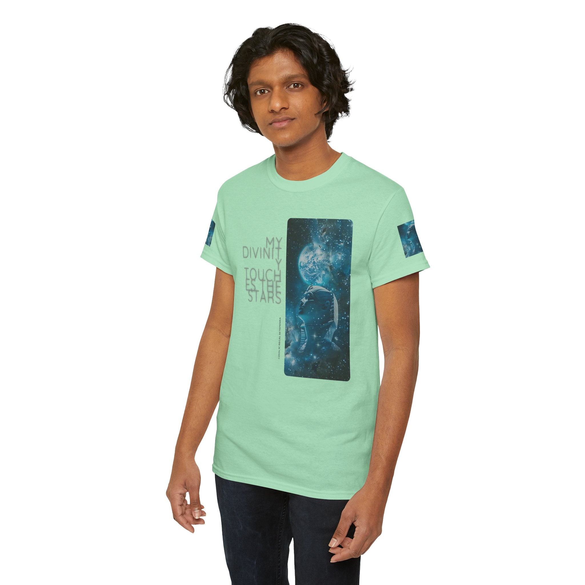 My Divinity Touches The Stars Unisex Heavy Cotton Tee