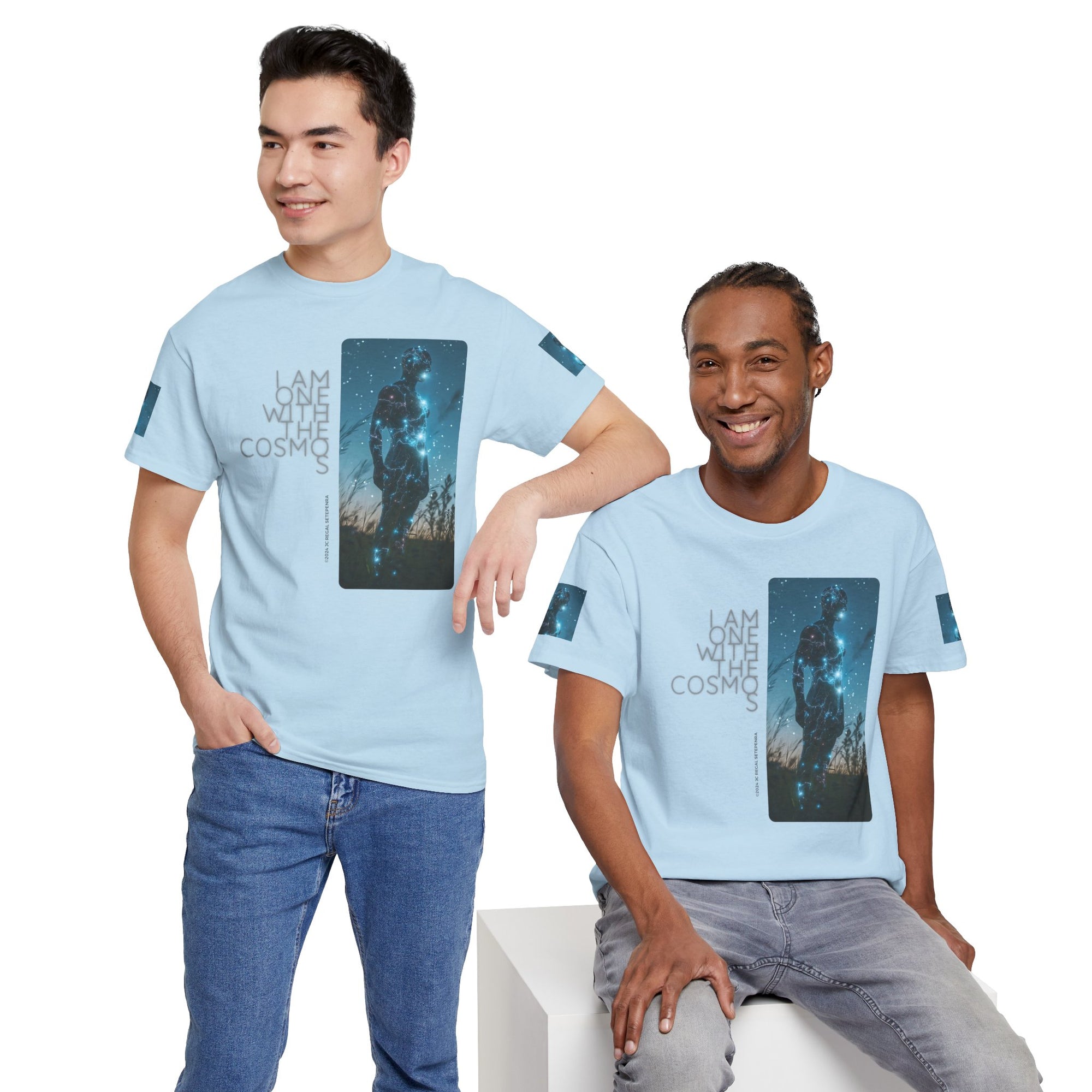 One With The Cosmos Unisex Heavy Cotton Tee